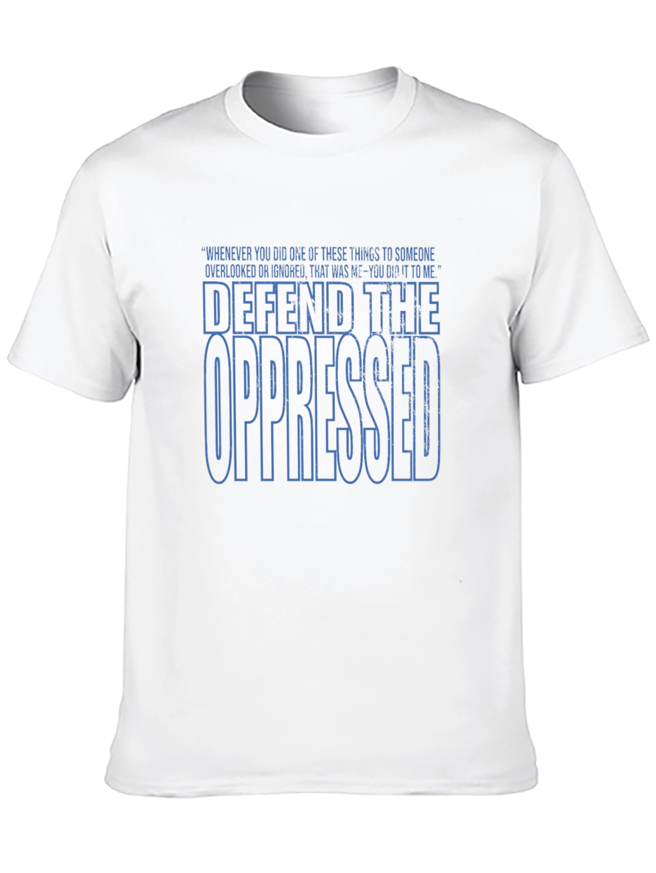 Defend The Oppressed Graphic T-Shirt
