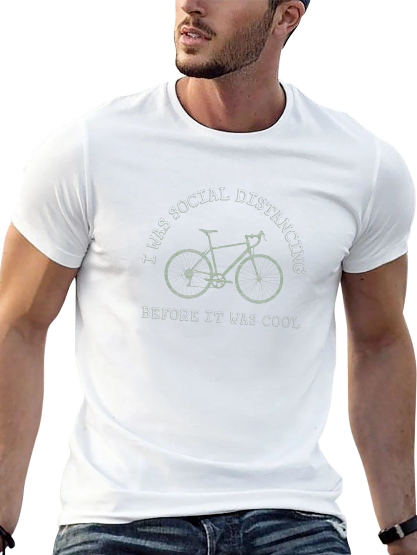 Social Distancing Bicycle T-Shirt