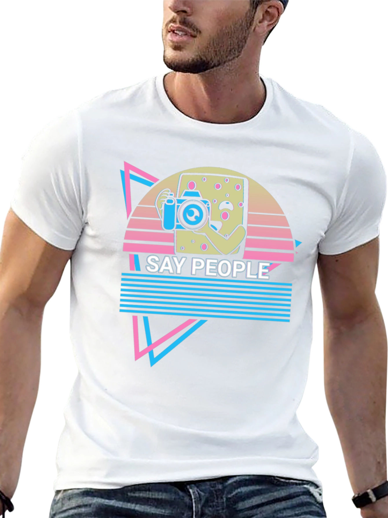 Retro Graphic T-Shirt - Say People Photography