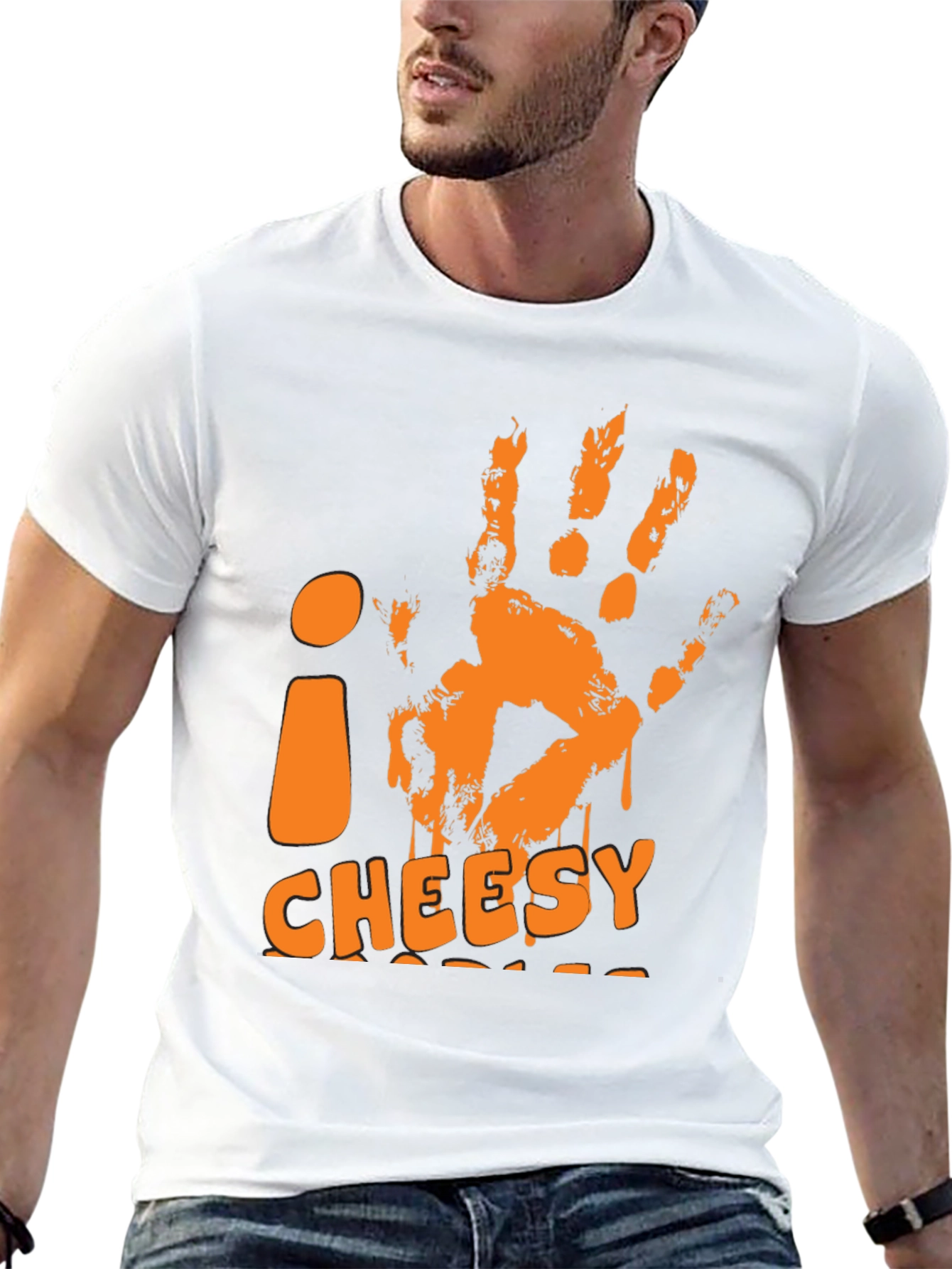 I Cheesy Orange Hand T-Shirt