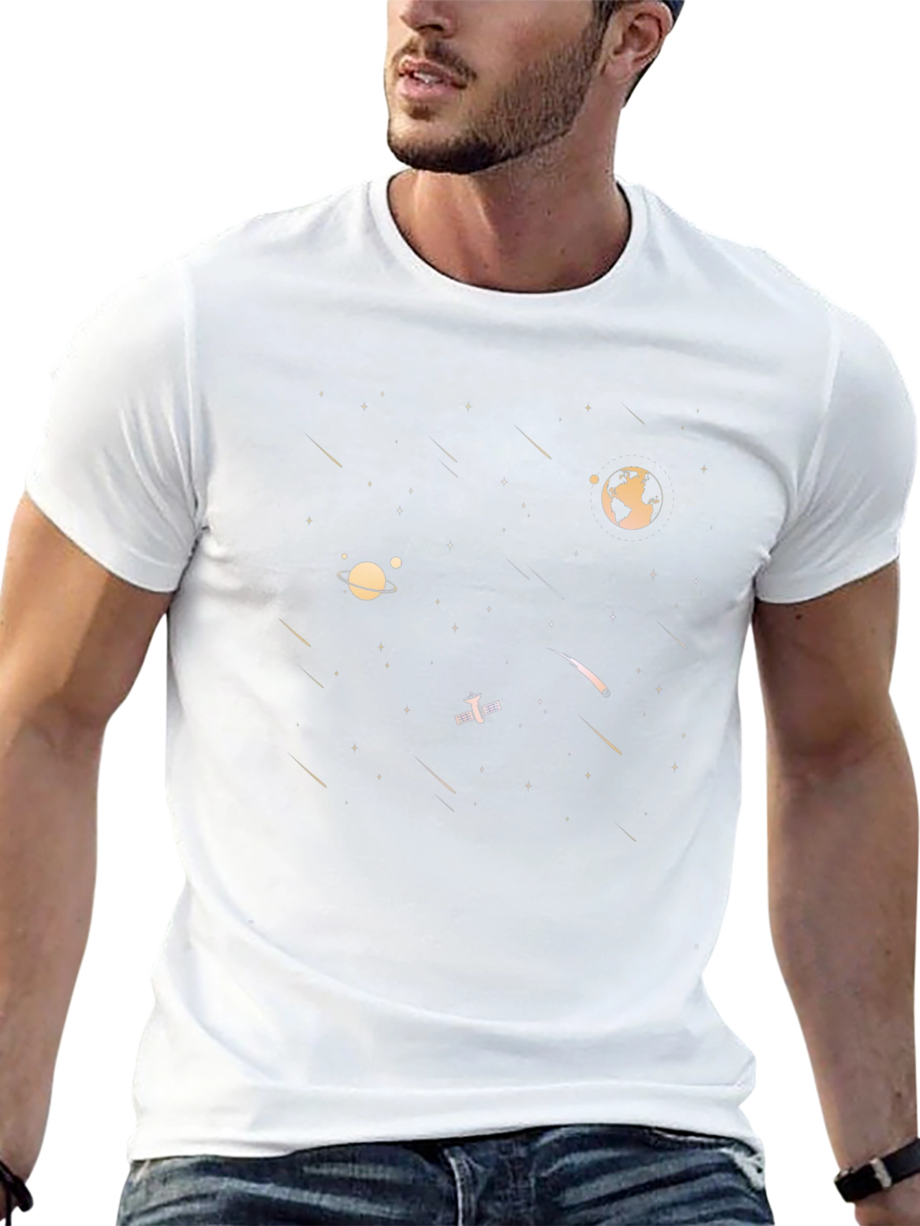 Space Explorer T-Shirt - Galaxy Design
