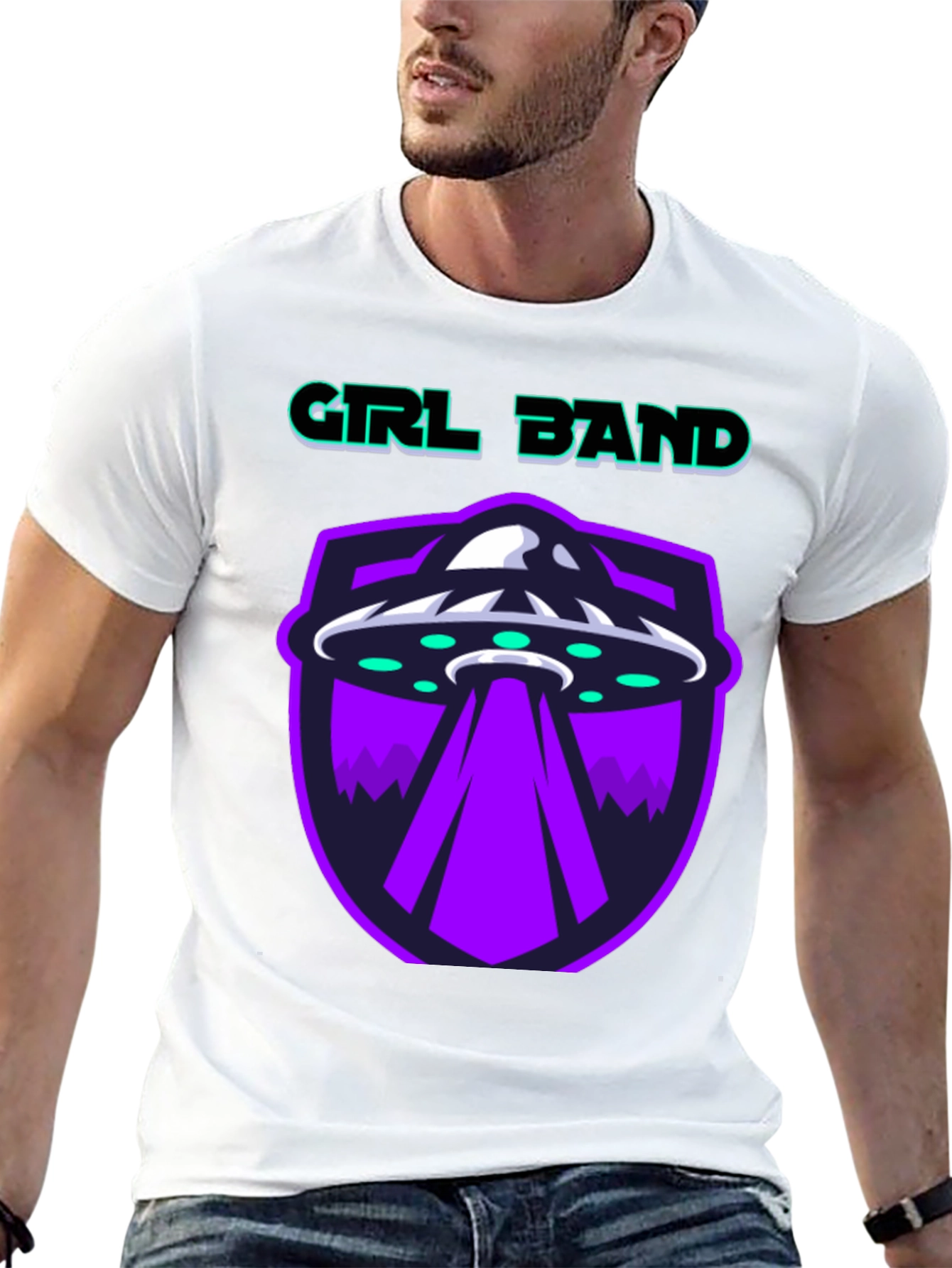 GRL BAND Alien Abduction T-Shirt