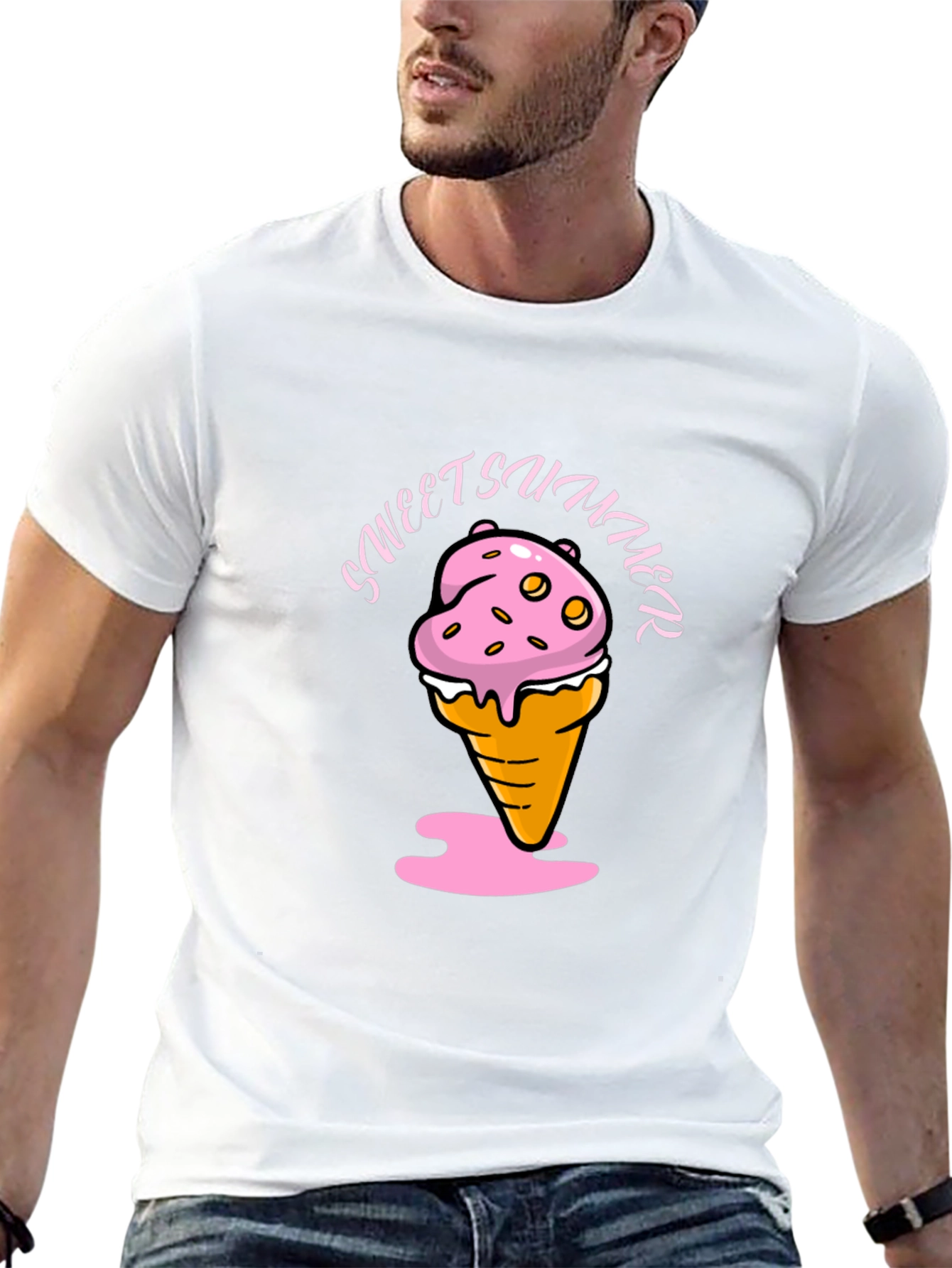 Sweet Summer Ice Cream Graphic Tee