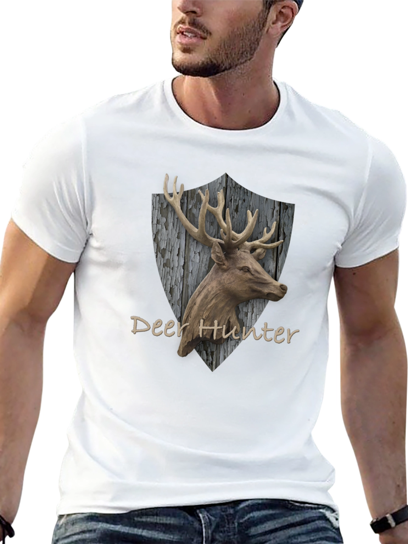 Deer Hunter Graphic Tee - Stylish & Comfortable