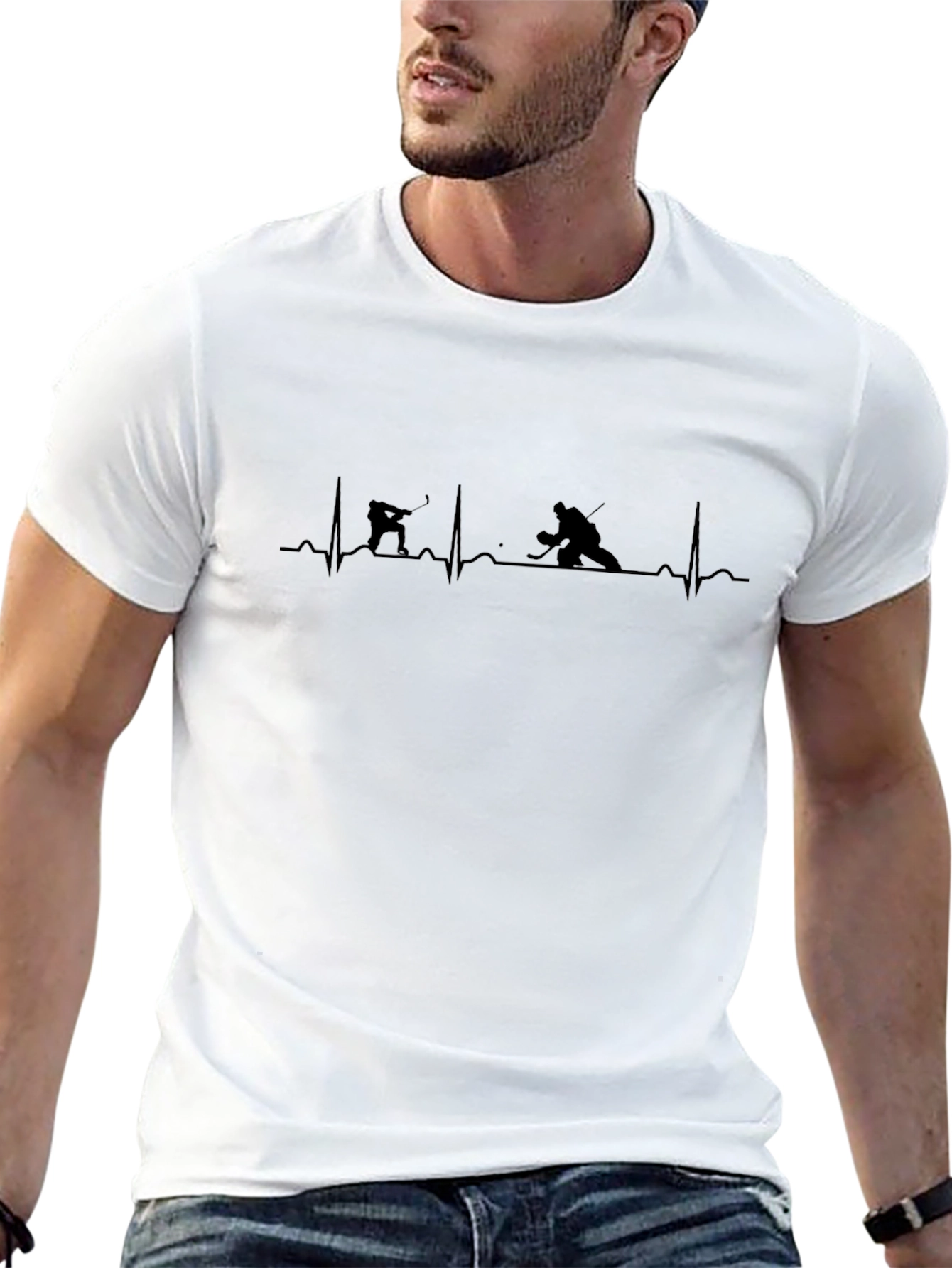 Hockey Heartbeat T-Shirt - Passion on Display