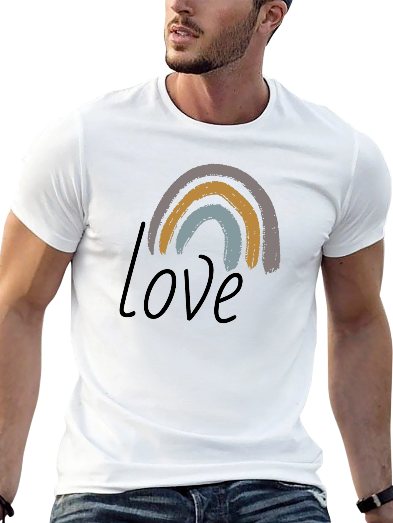 Love Rainbow Graphic T-Shirt
