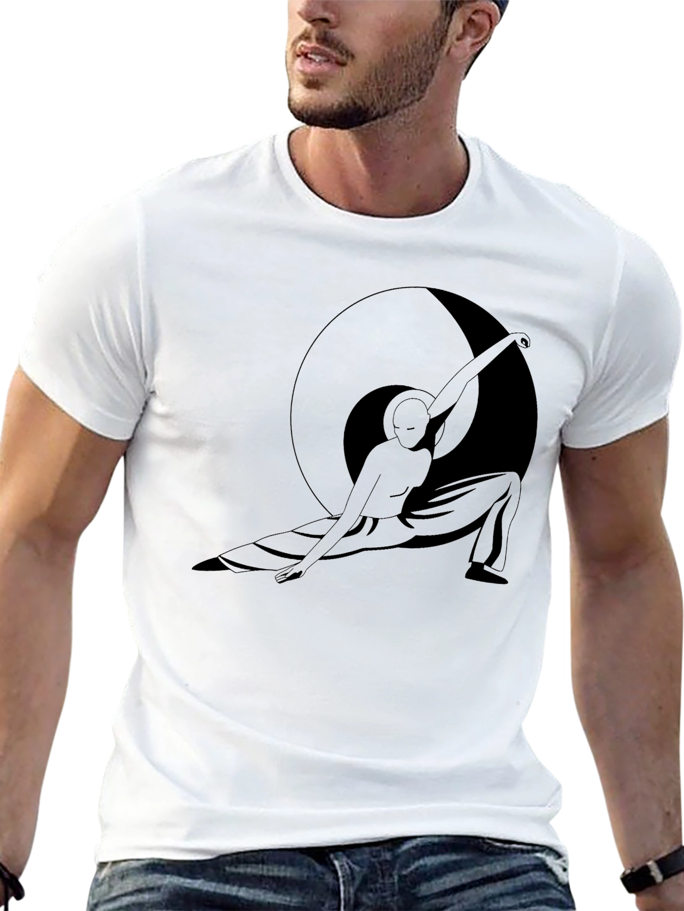 Yin Yang Martial Arts Black T-Shirt