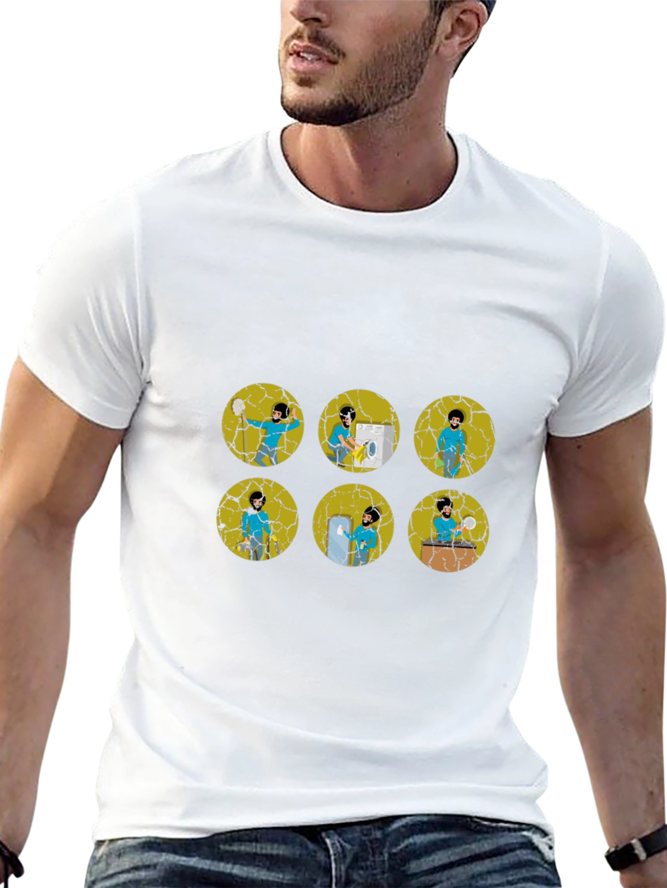Retro Cleaning Crew T-Shirt