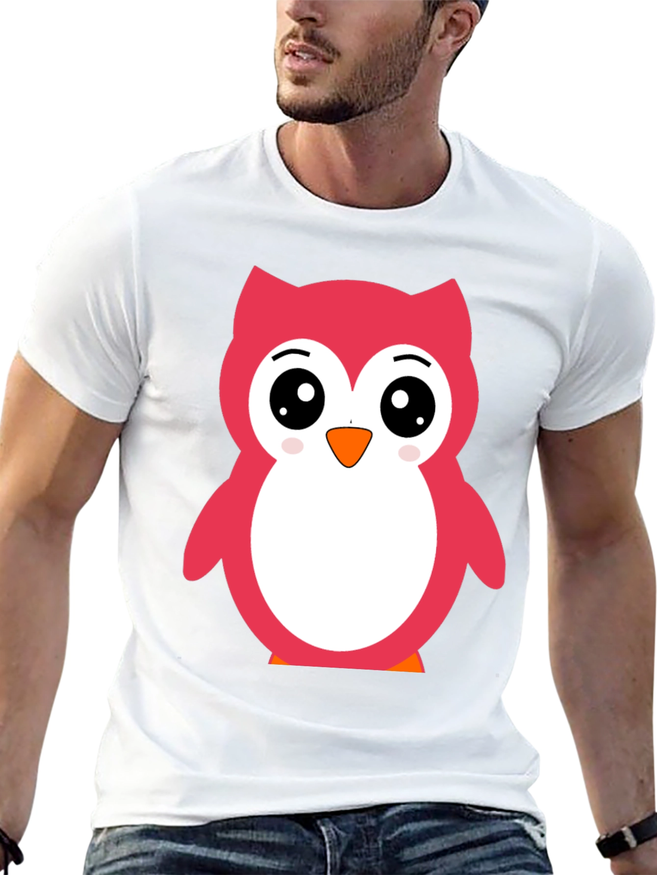 Cute Owl Graphic Tee - Soft Cotton Comfort