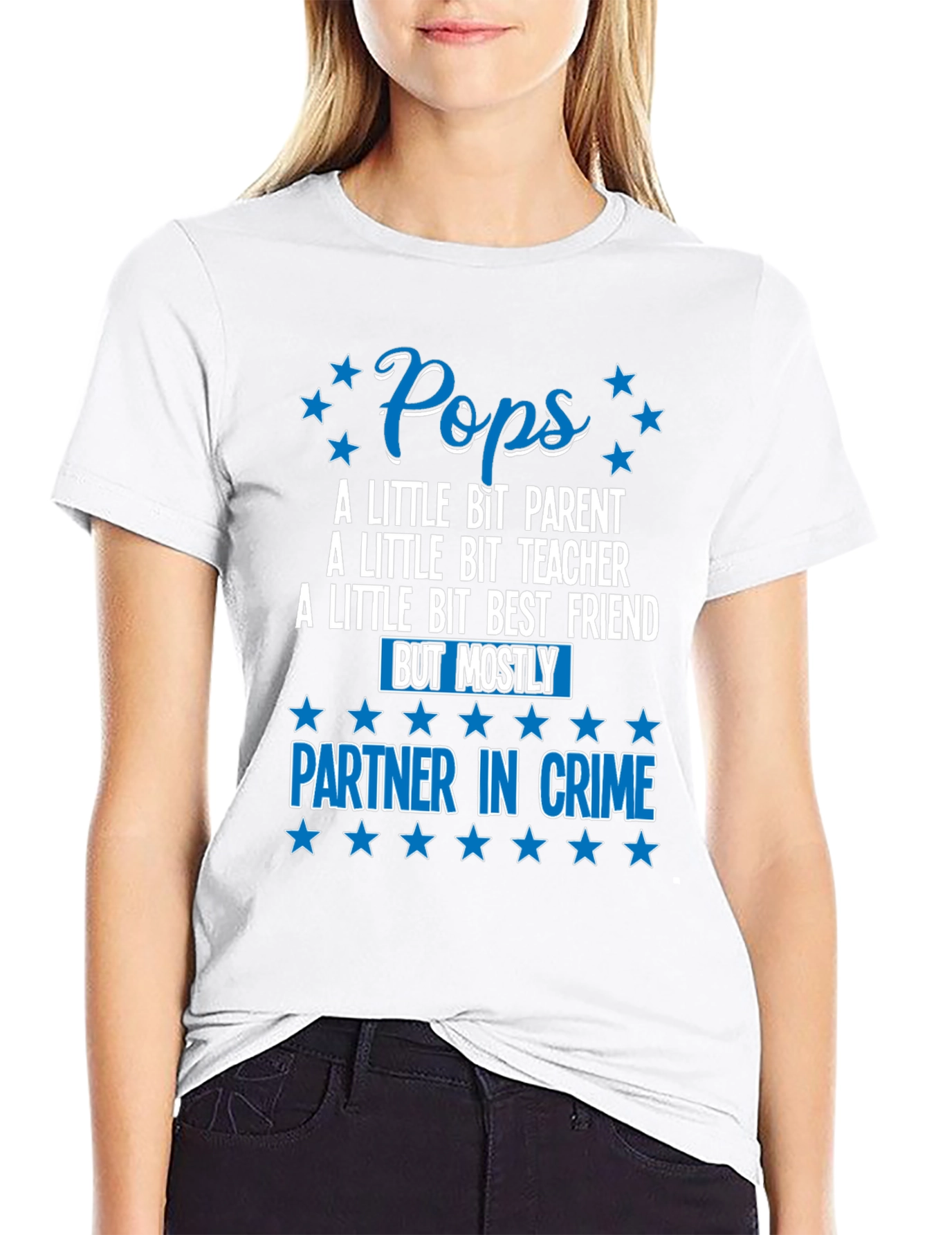Pops Partner In Crime Graphic Tee Shirt