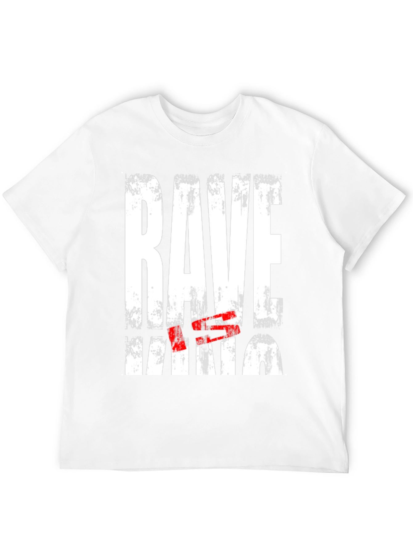 Rave King Graphic Tee - Grunge Style