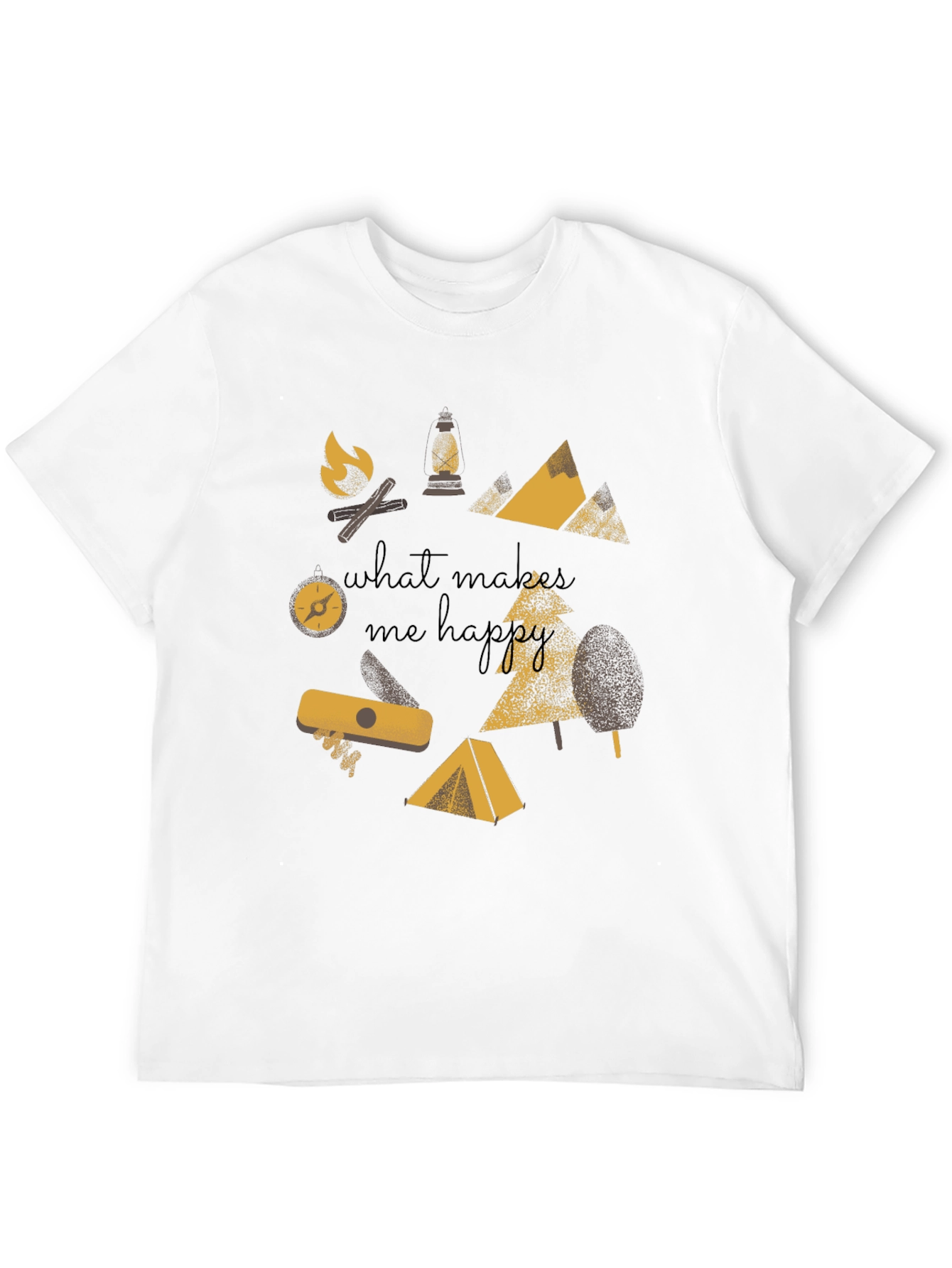What Makes Me Happy Camping Graphic Tee