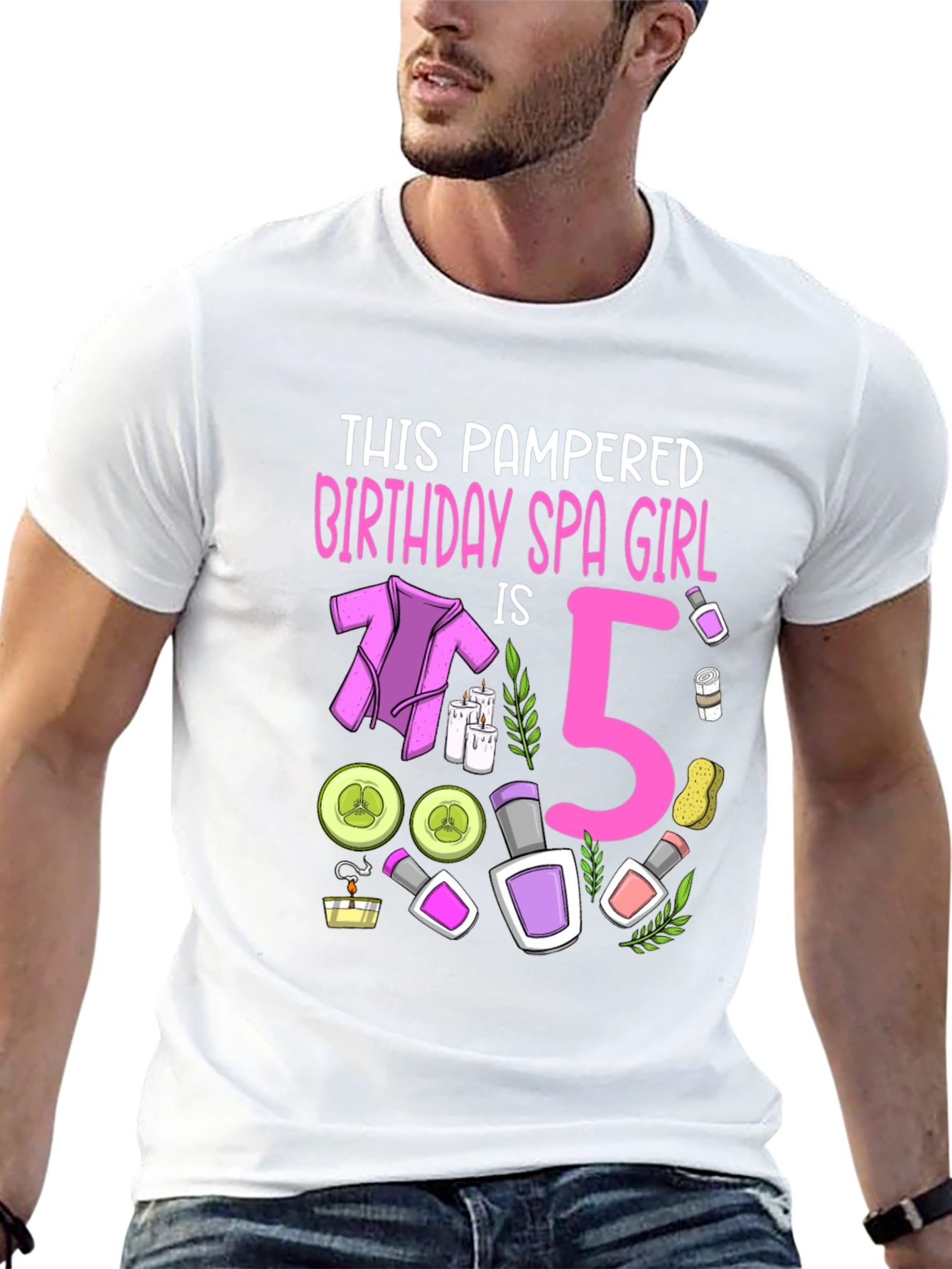 Pampered Birthday Spa Girl 5 T-Shirt