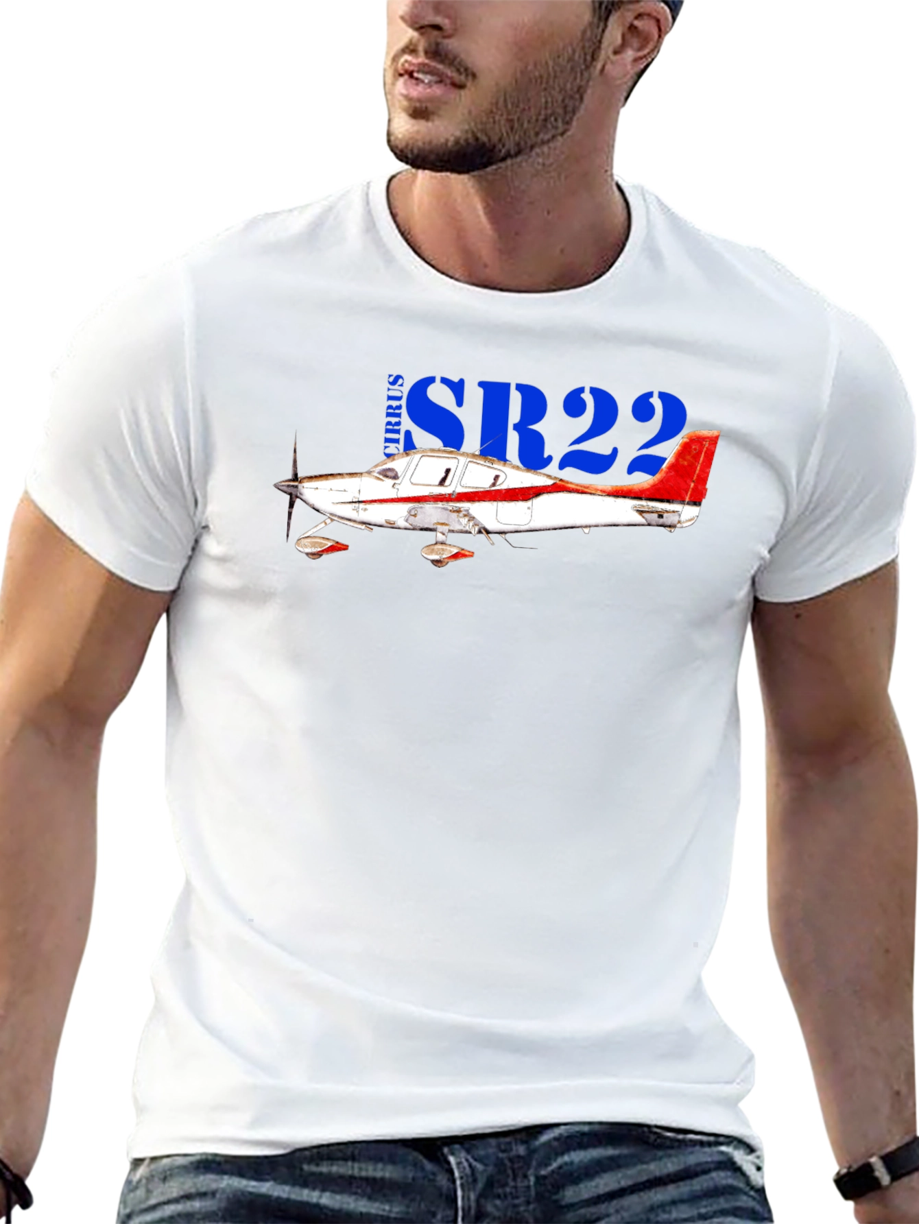 Cirrus SR22 Plane T-Shirt - Aviation Gift