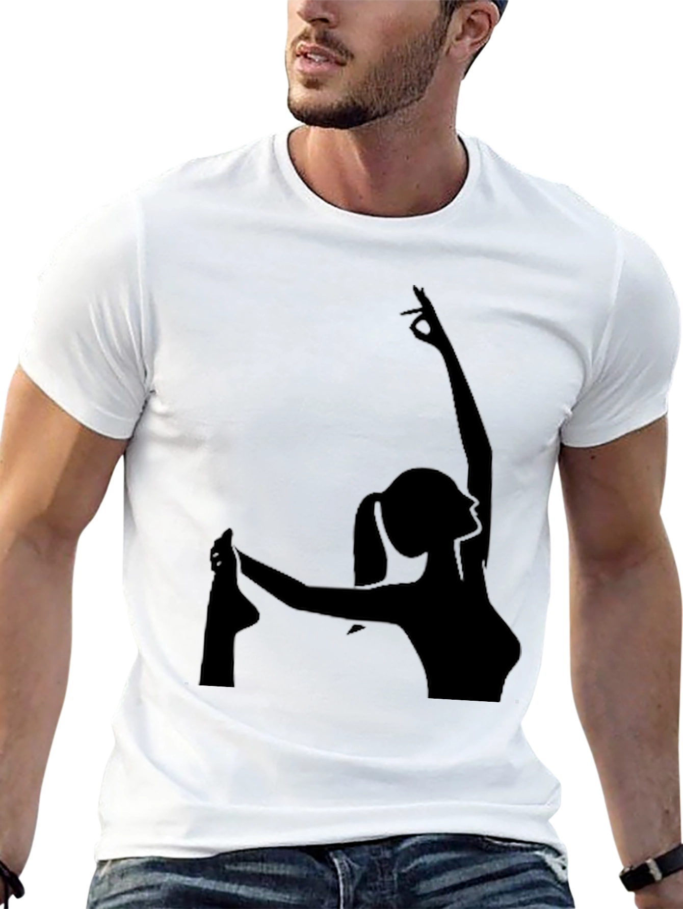 Silhouette Dancer Black T-Shirt