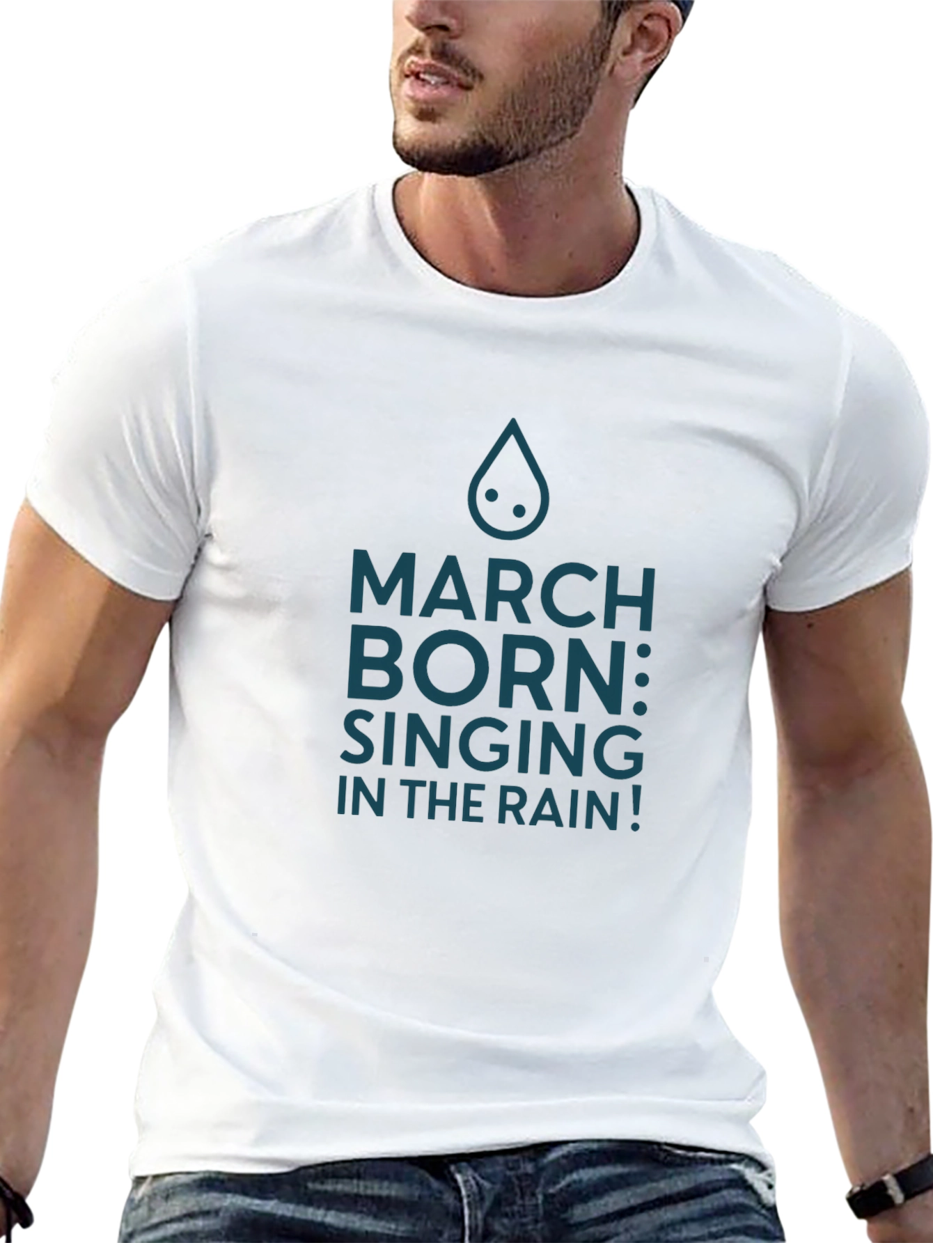 March Born Singing In The Rain T-Shirt