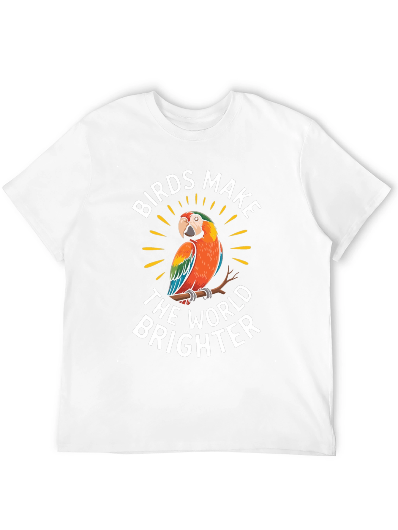 Birds Make the World Brighter Graphic Tee