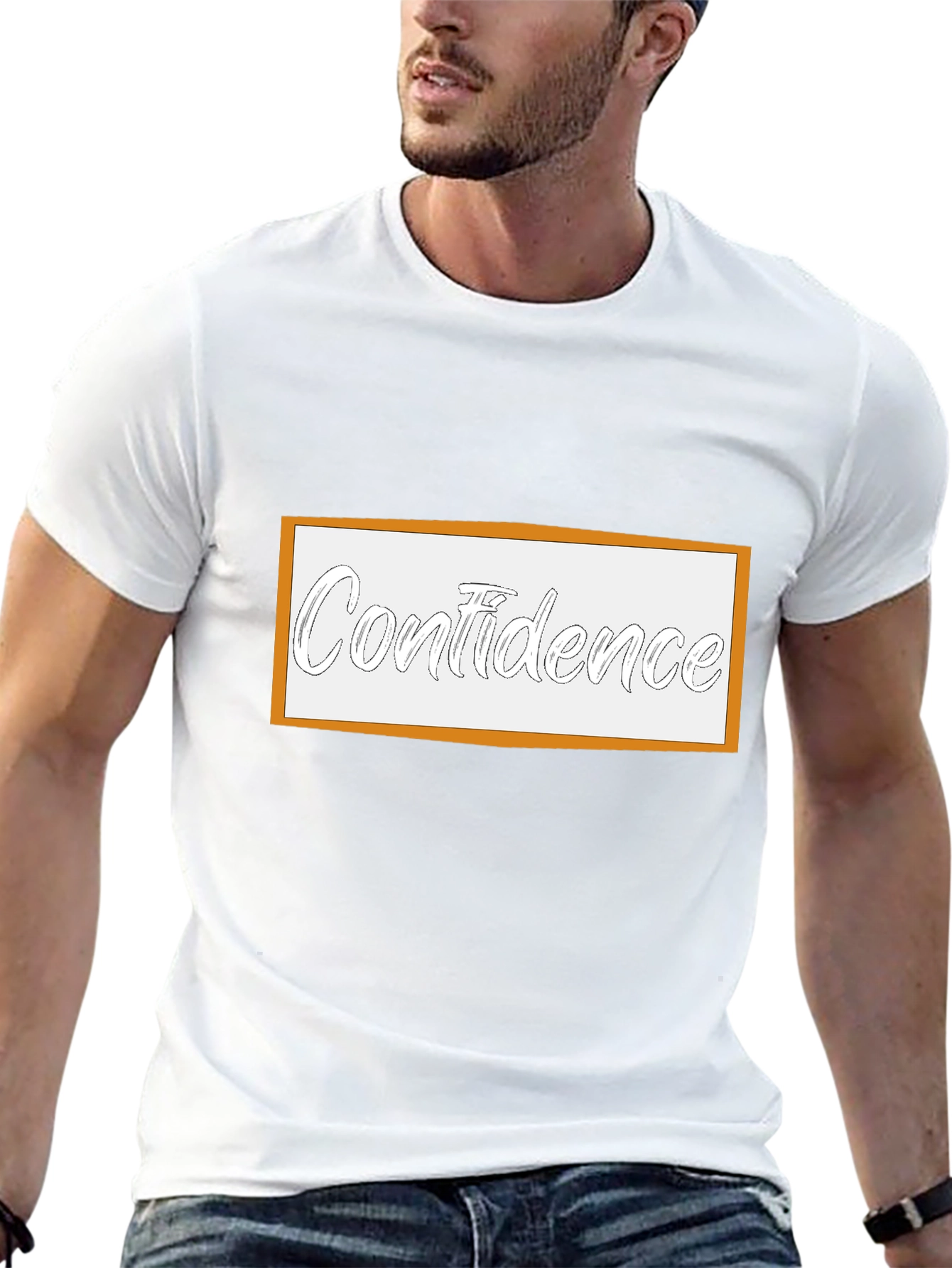 Confidence T-Shirt - Black Tee with Graphic Print