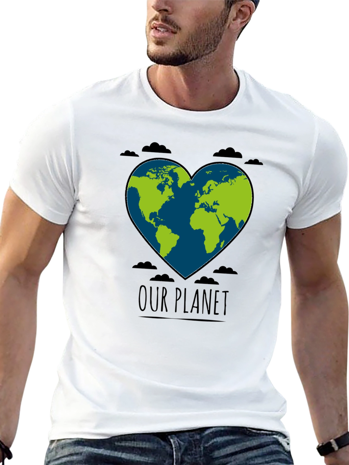 Our Planet Heart Earth T-Shirt