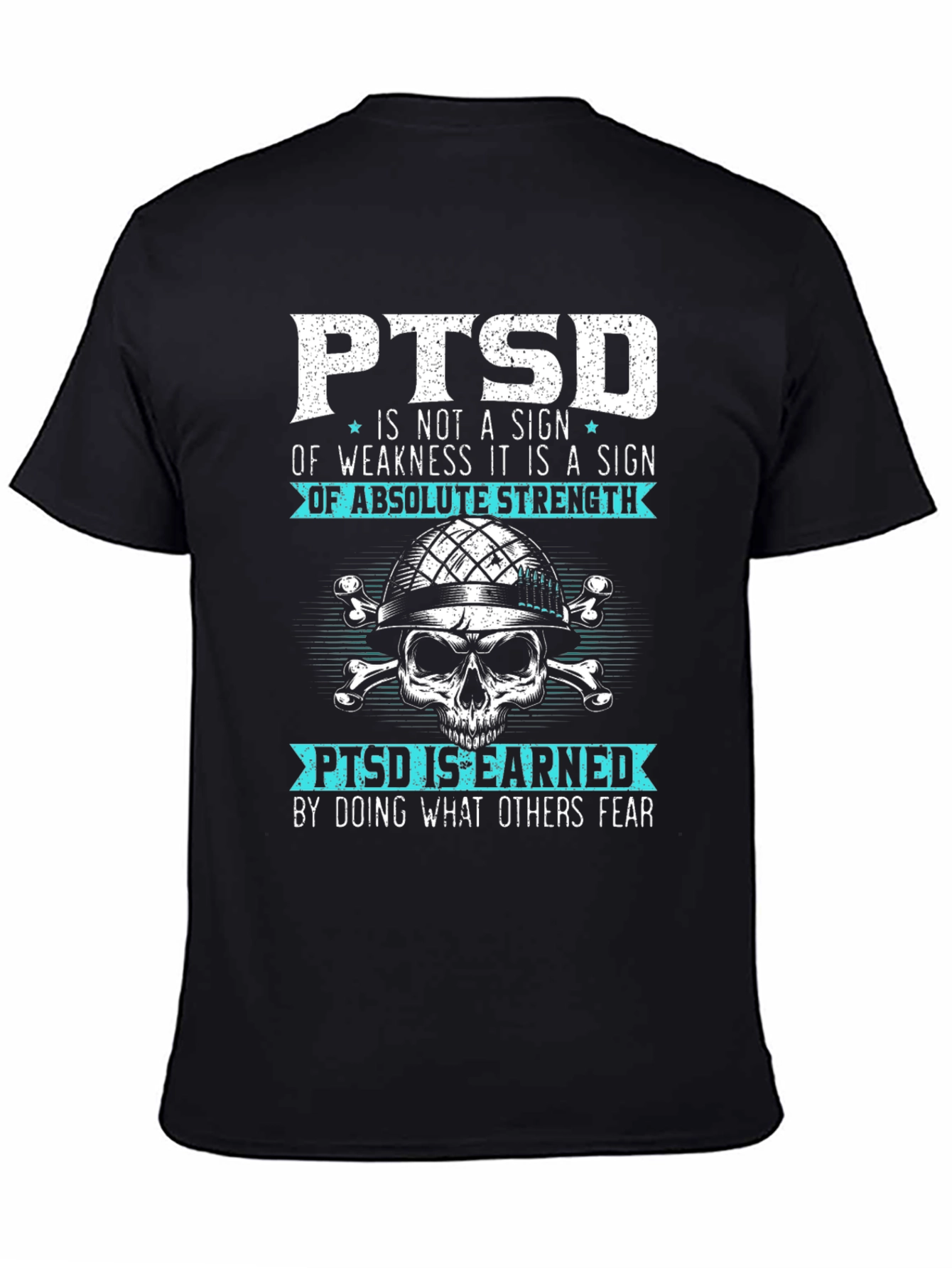 PTSD Awareness Graphic Tee - Strength Design