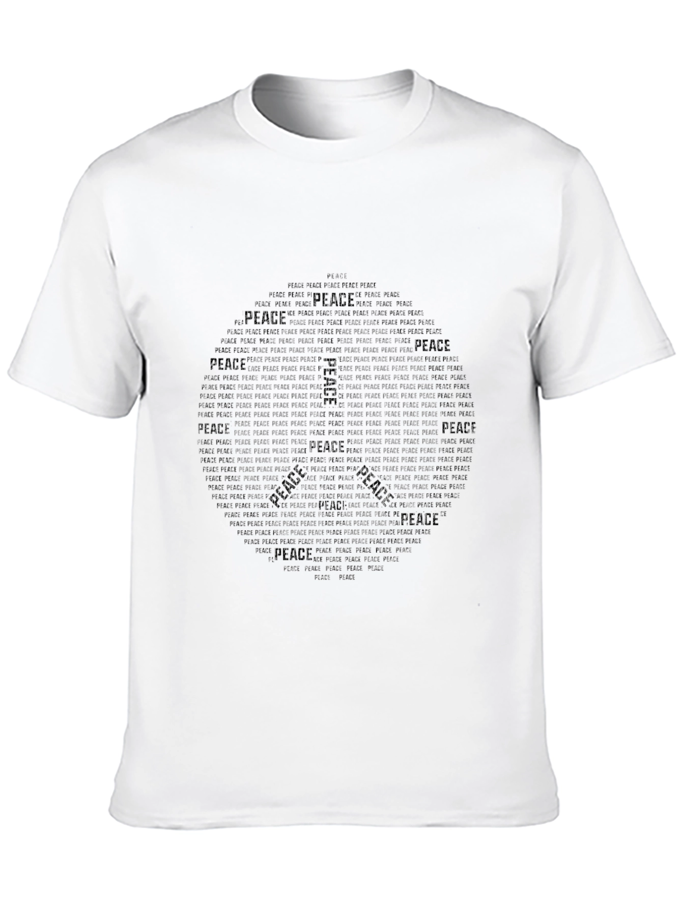 Peace Graphic Crew Neck T-Shirt