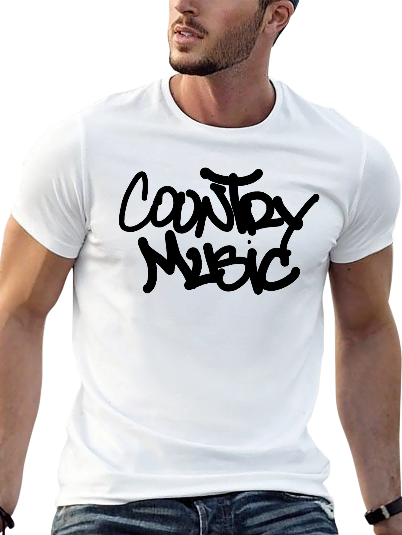 Country Music Black T-Shirt