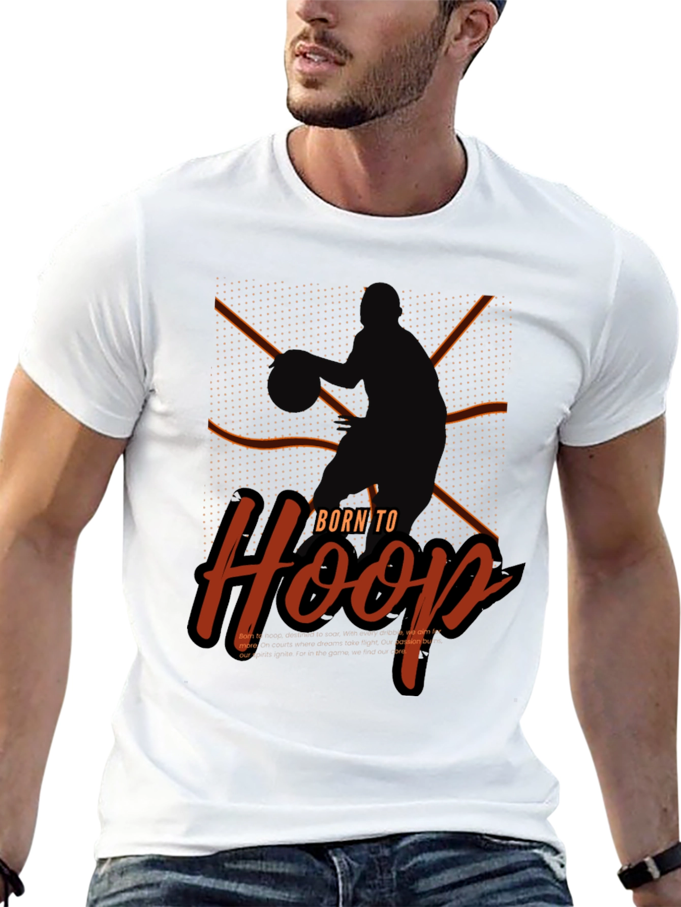 Born To Hoop Graphic T-Shirt