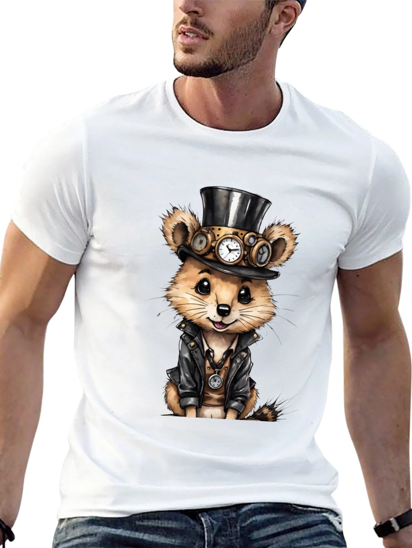 Steampunk Hamster Tee