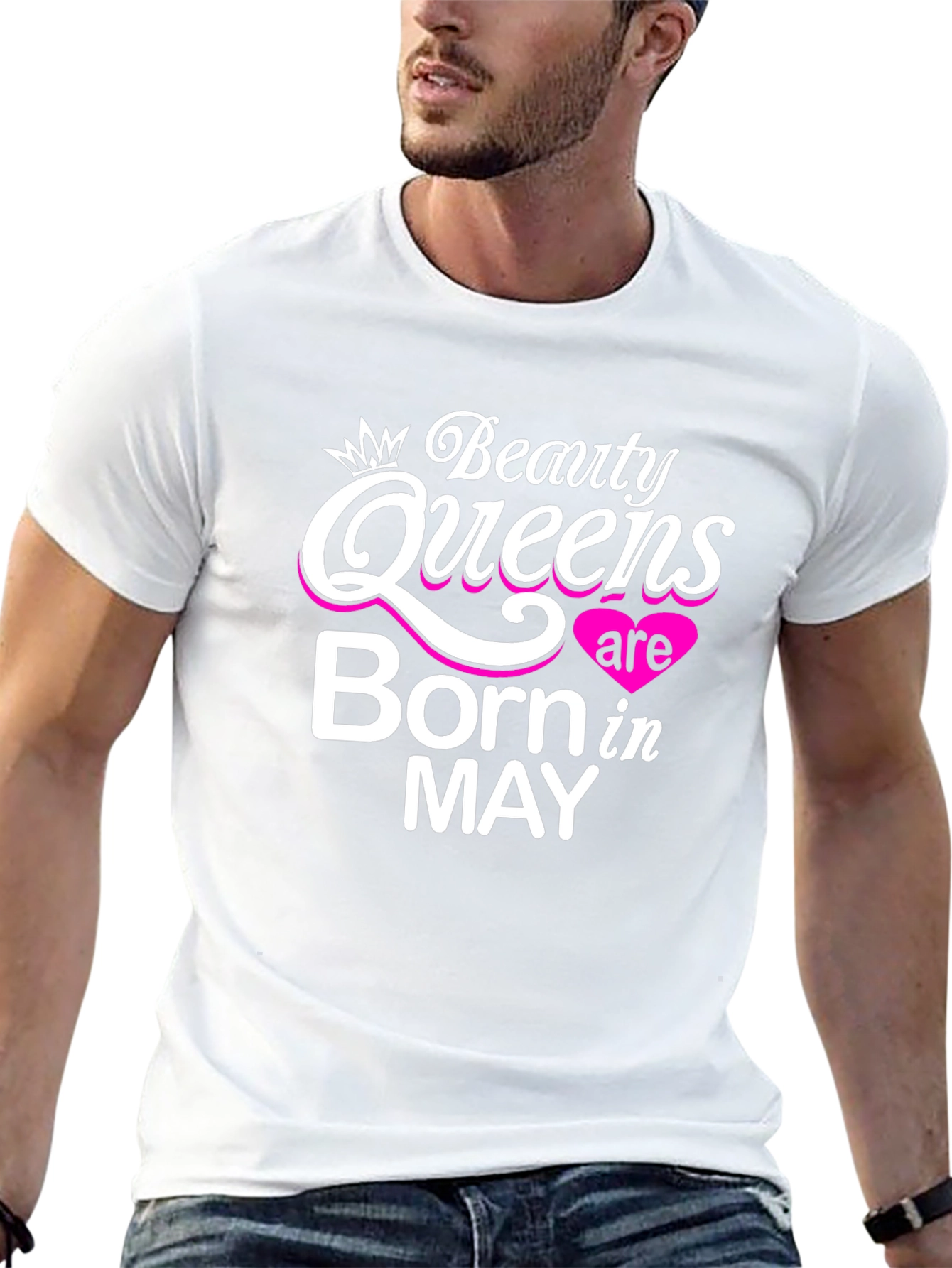Beauty Queens Born in May - Black T-Shirt