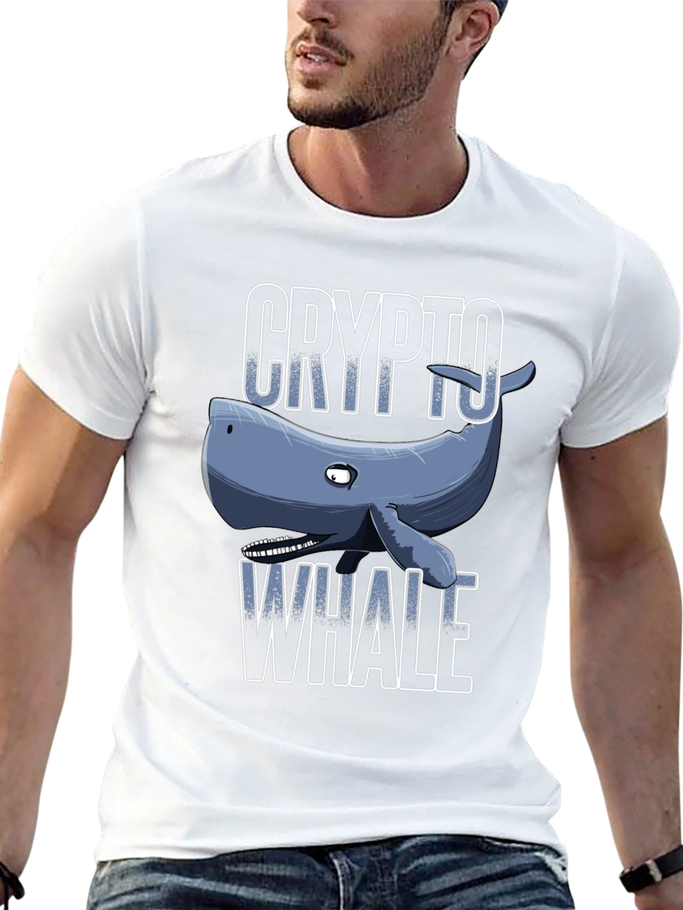 Crypto Whale T-Shirt - Trendy Graphic Tee