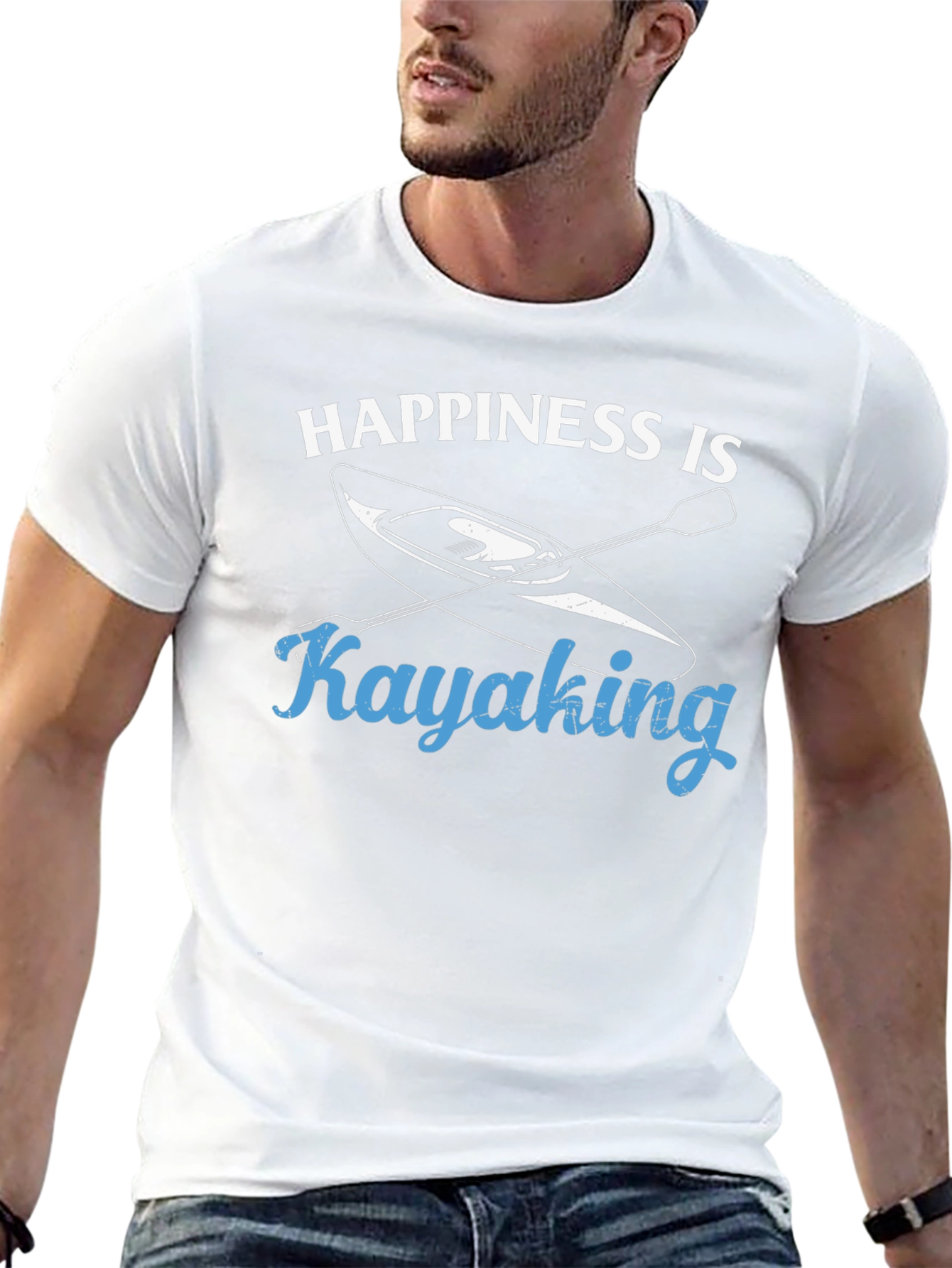 Happiness is Kayaking Graphic Tee