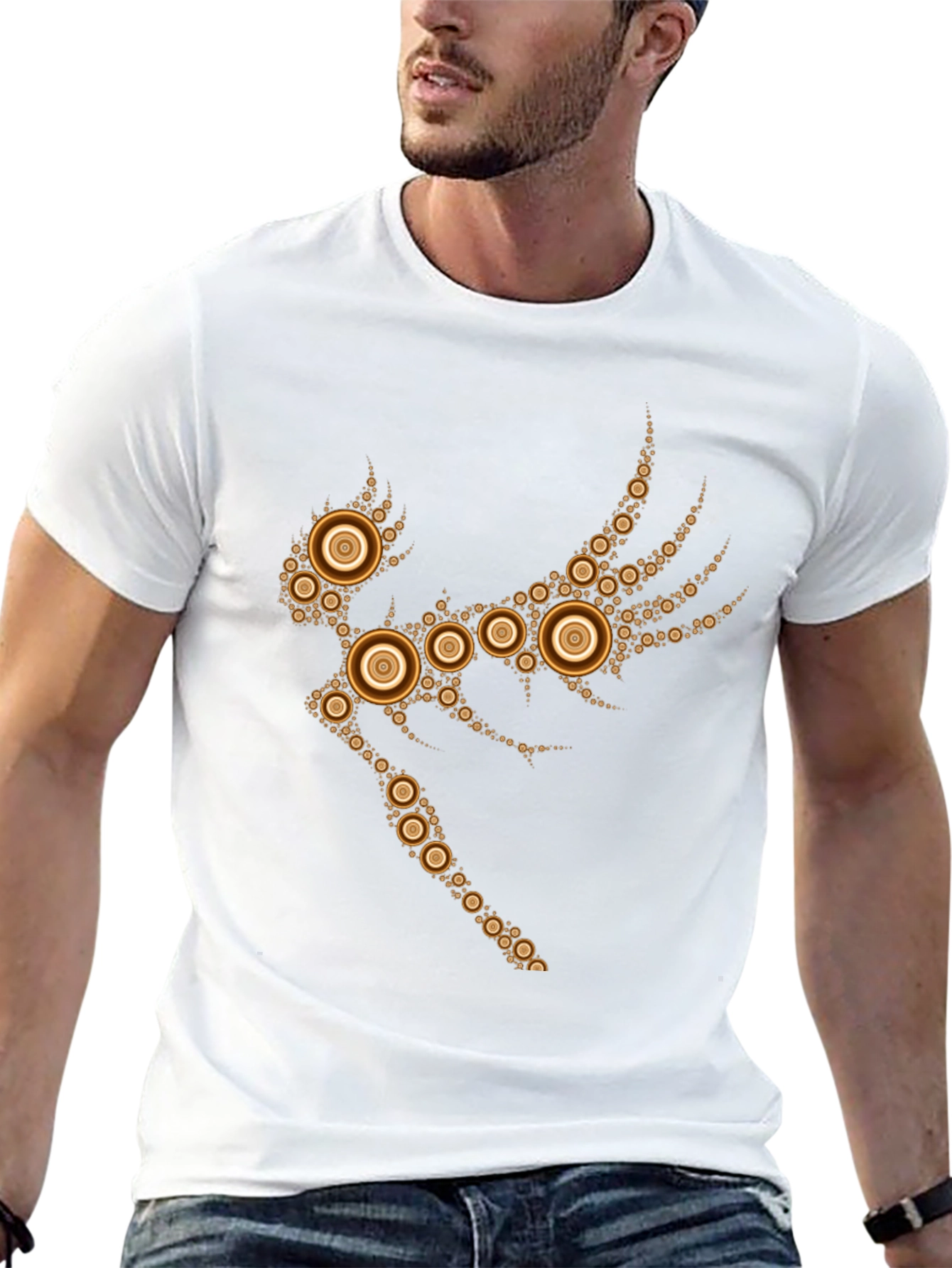 Abstract Phoenix Graphic Tee