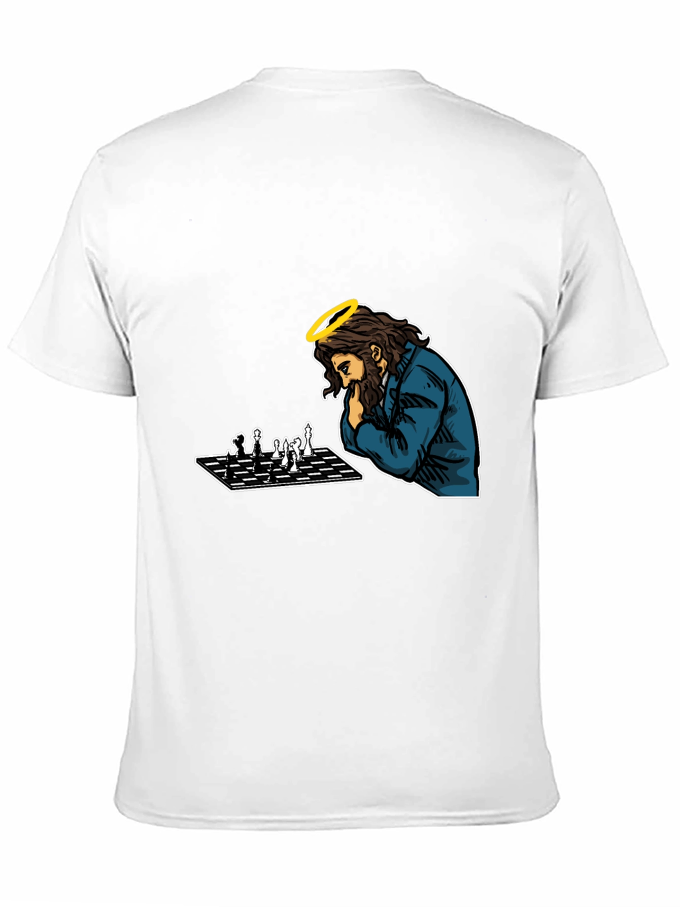 Jesus Chess T-Shirt - The Divine Strategist Tee