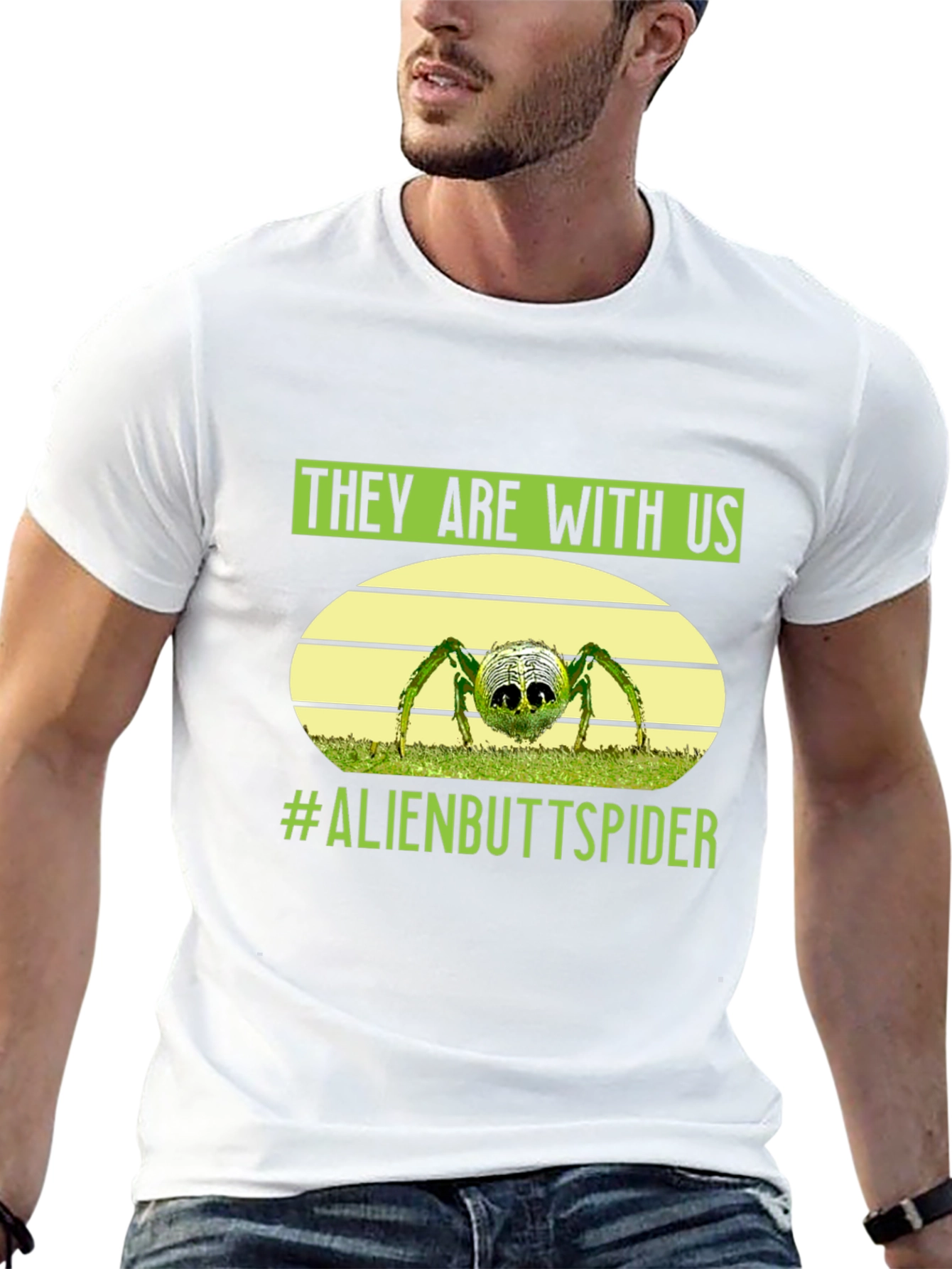 Alien Butt Spider Graphic Tee