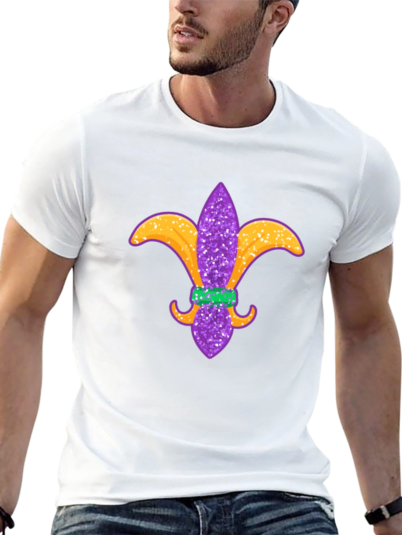 Mardi Gras Fleur-de-Lis T-Shirt