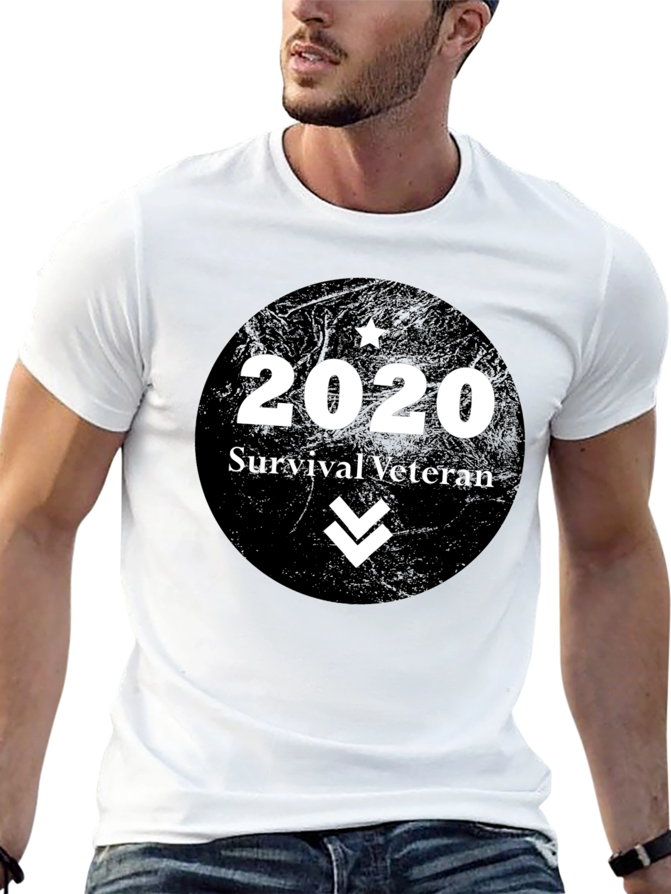2020 Survival Veteran Black T-Shirt