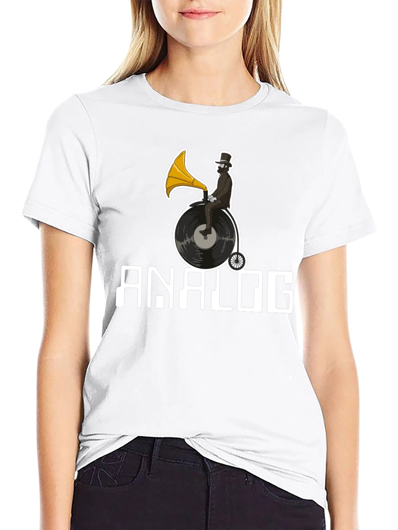 Analog Vinyl Record T-Shirt
