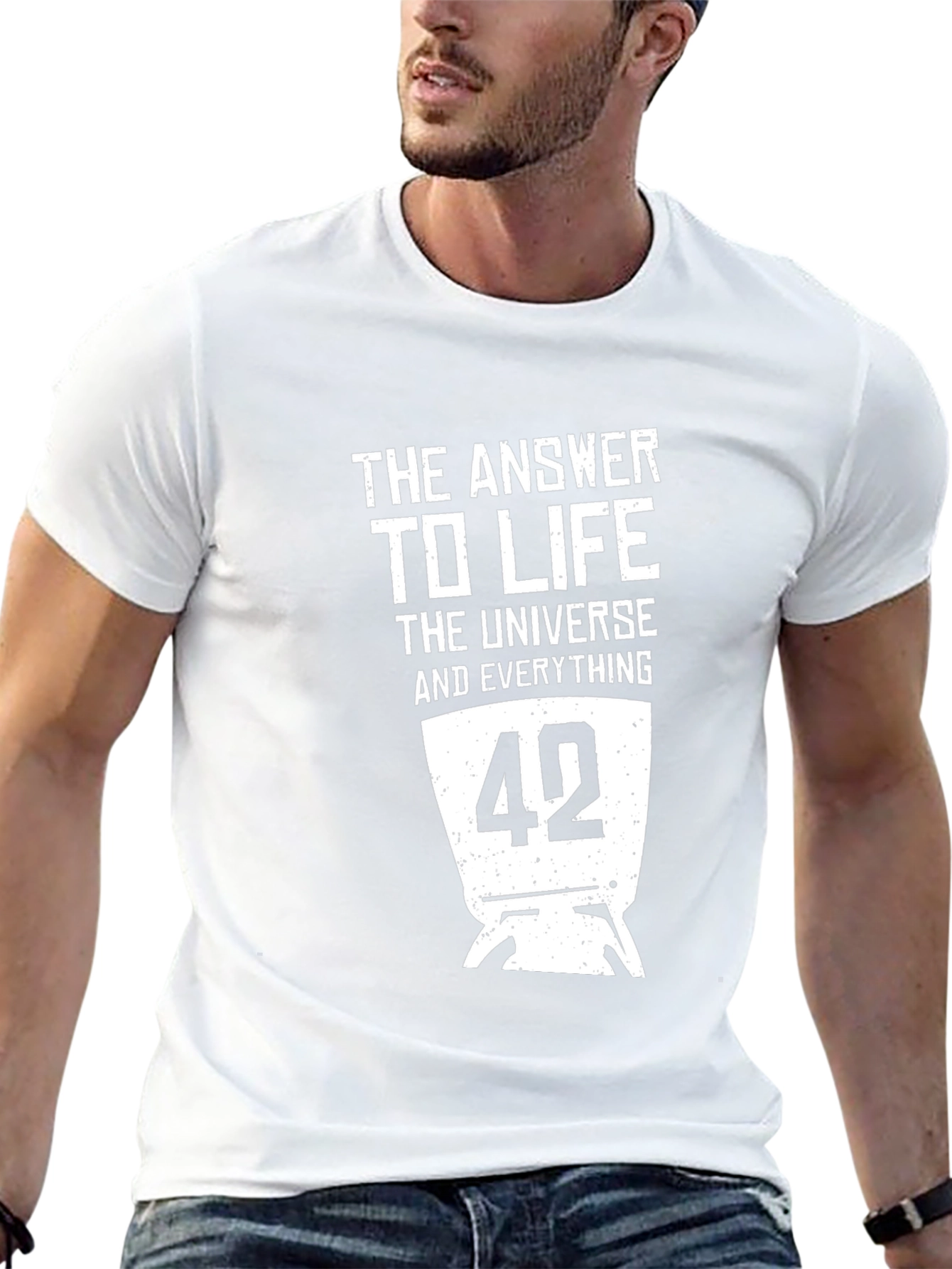 The Answer to Life T-Shirt - 42 Hitchhikers Guide