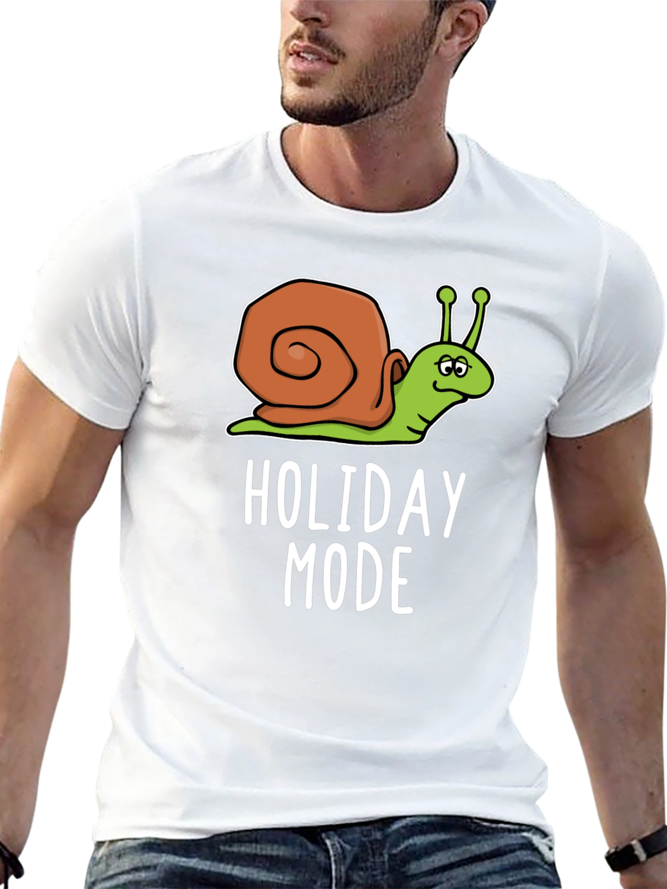Holiday Mode Snail Graphic Tee