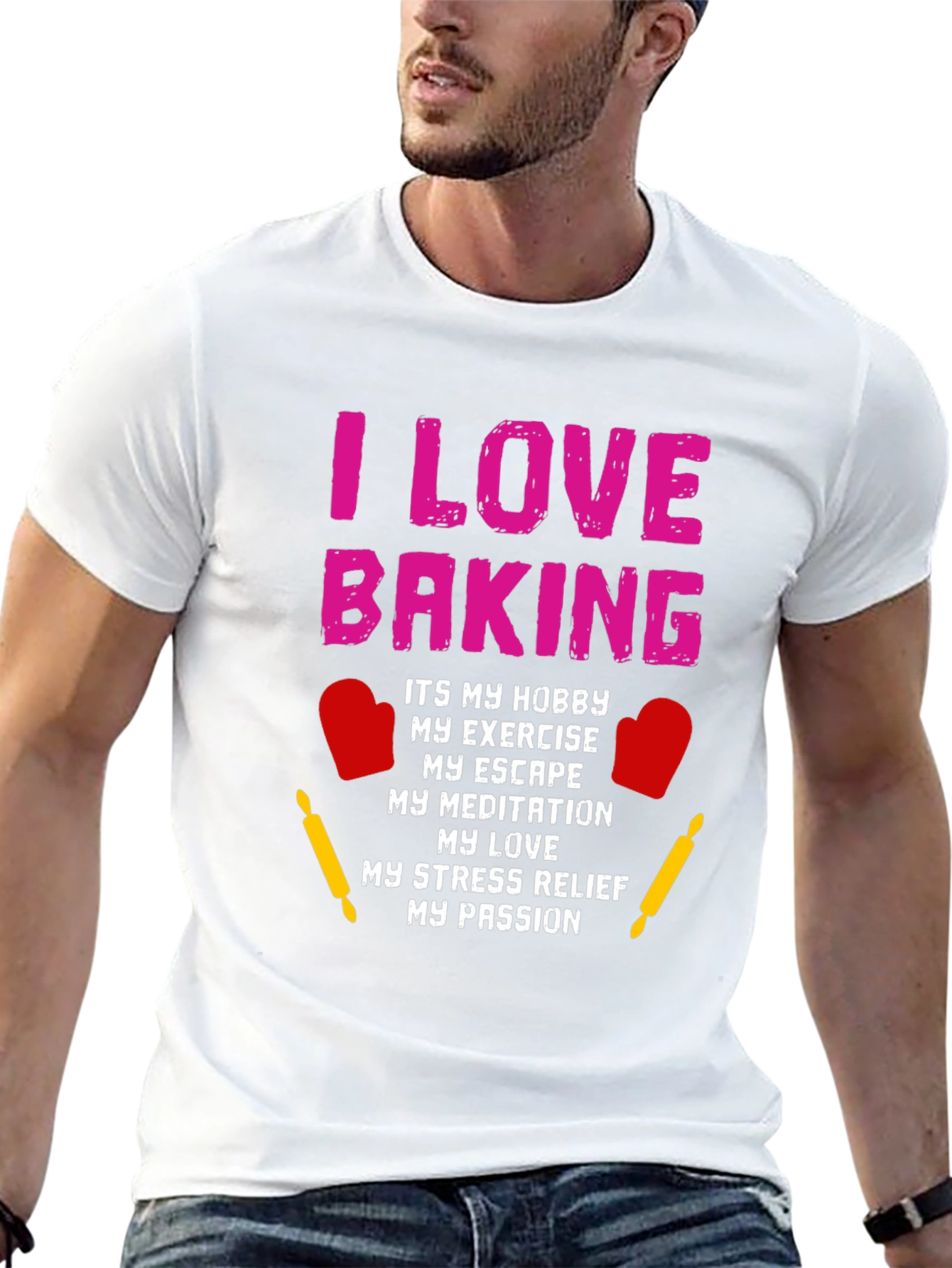 I Love Baking Hobby T-Shirt