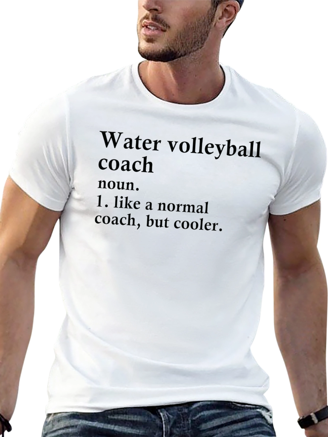 Water Volleyball Coach Definition T-Shirt