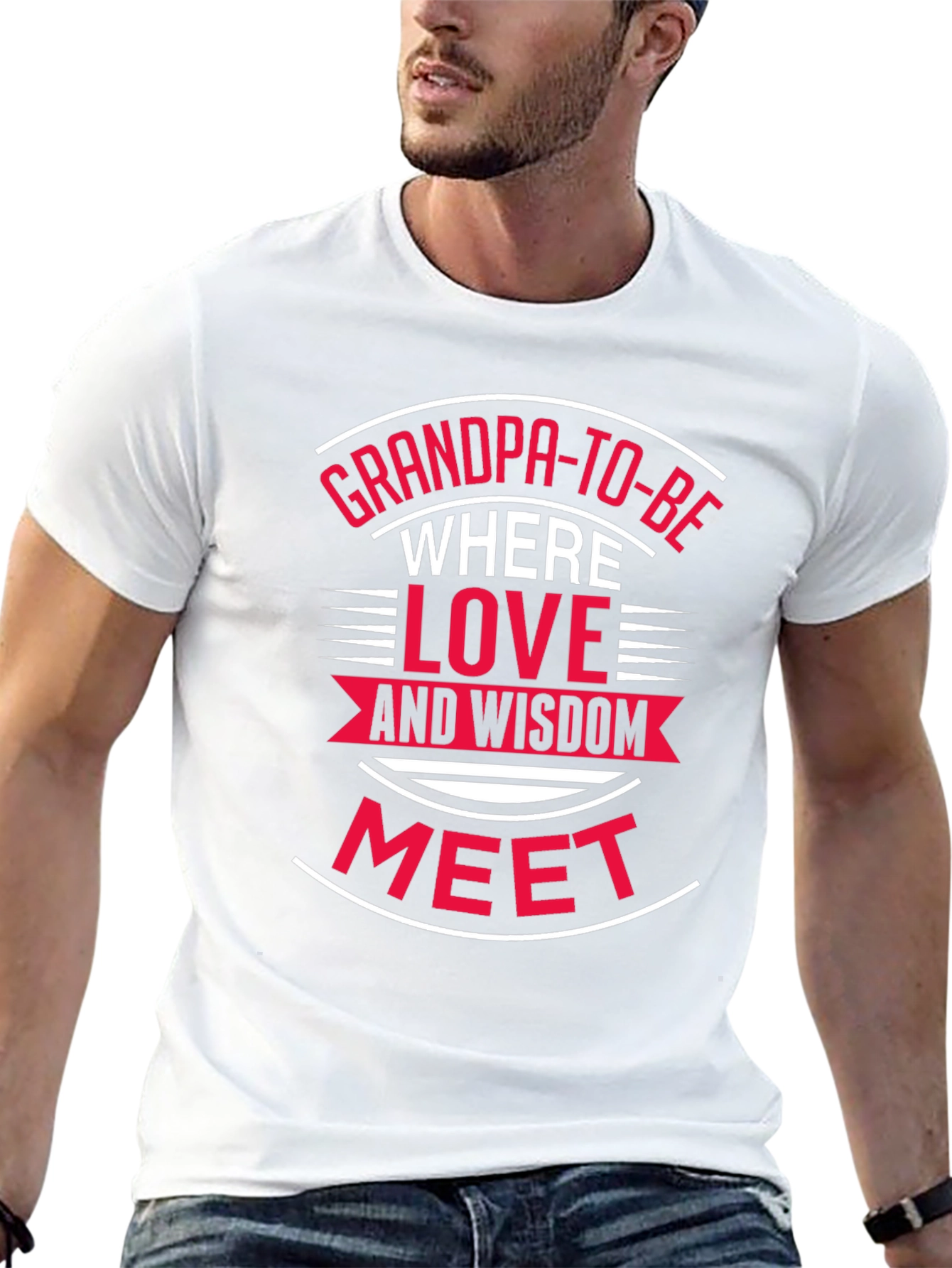 Grandpa-To-Be T-Shirt: Love & Wisdom
