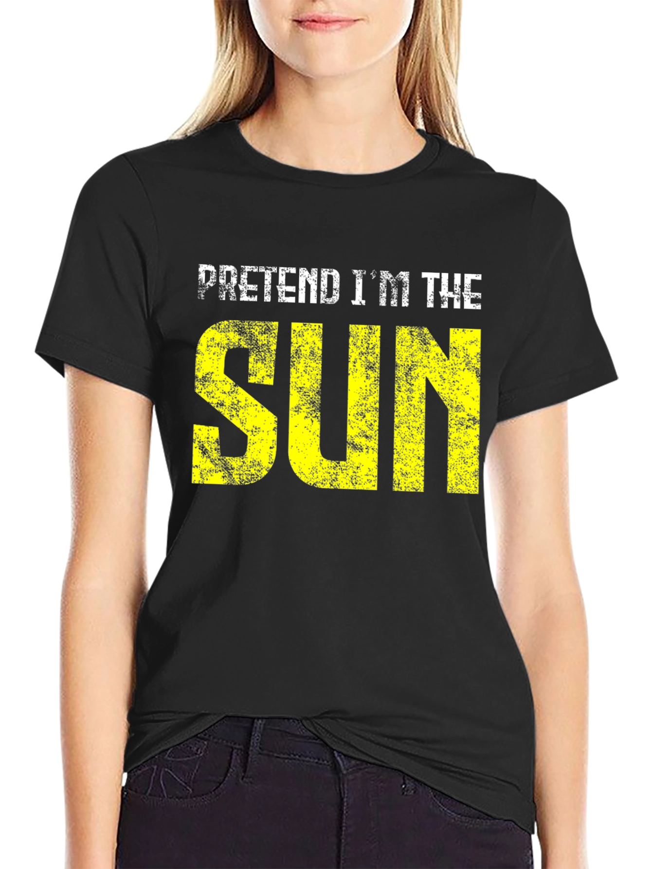Pretend Im The Sun T-Shirt Funny Costume Idea