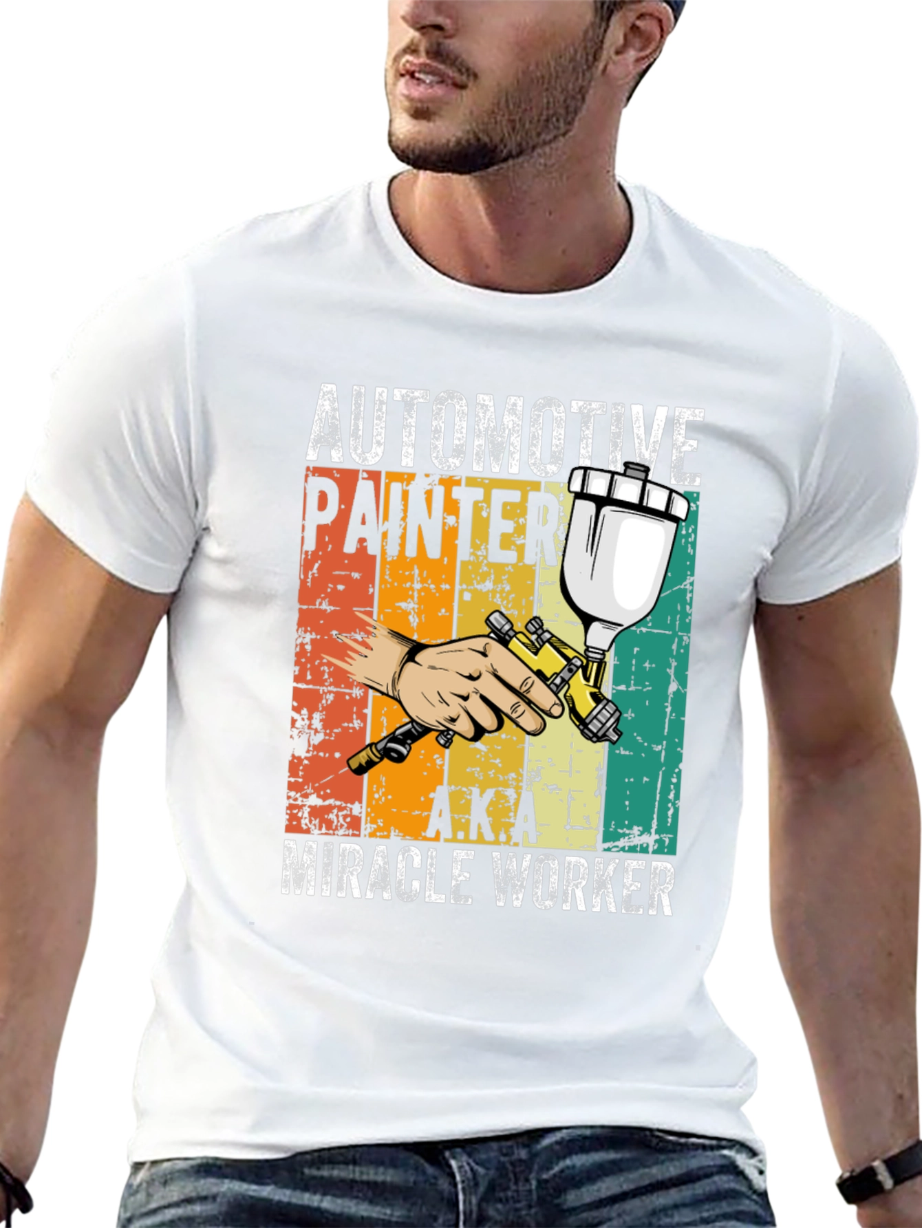 Automotive Painter T-Shirt - Miracle Worker Tee