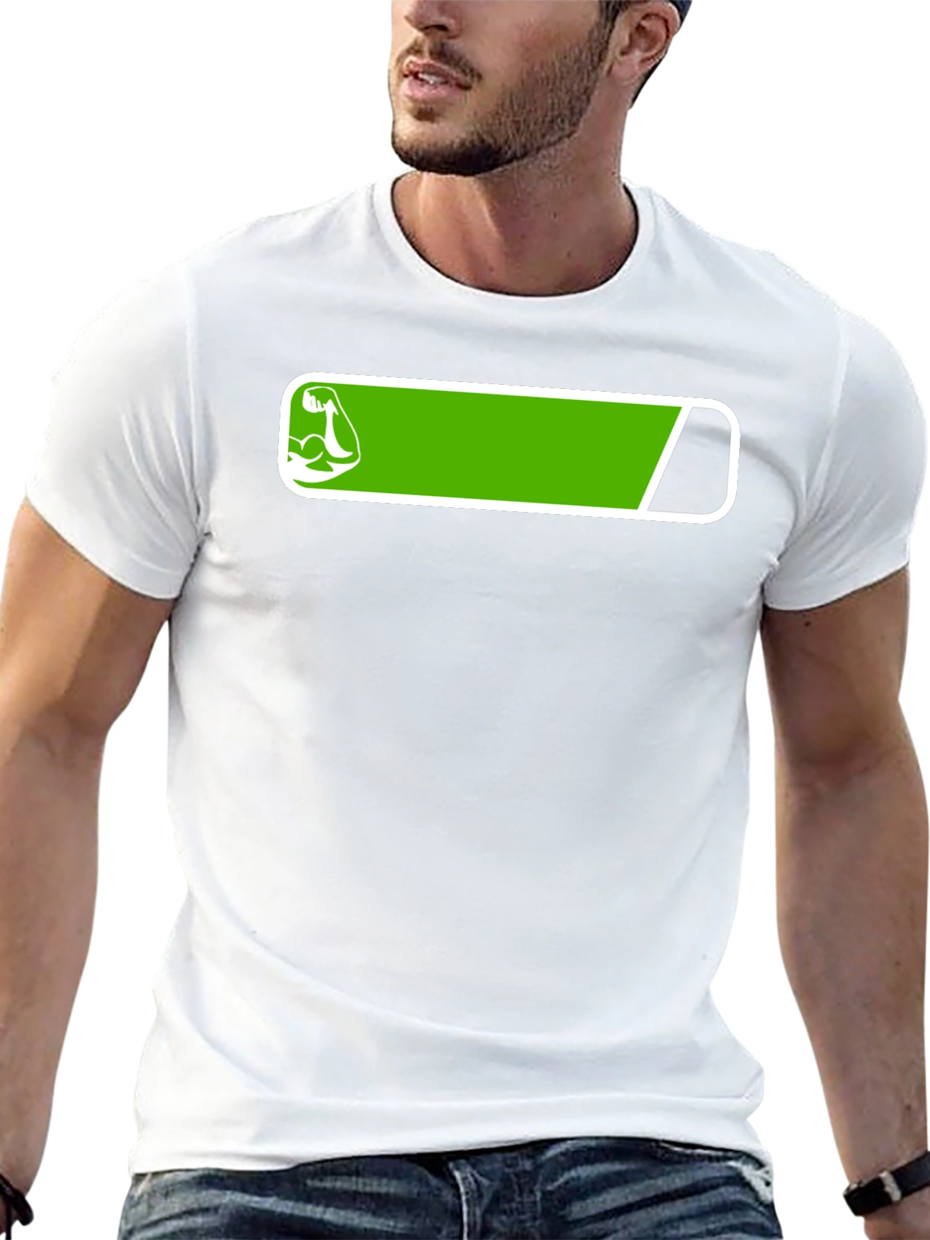 Fitness Power Bar Black T-Shirt