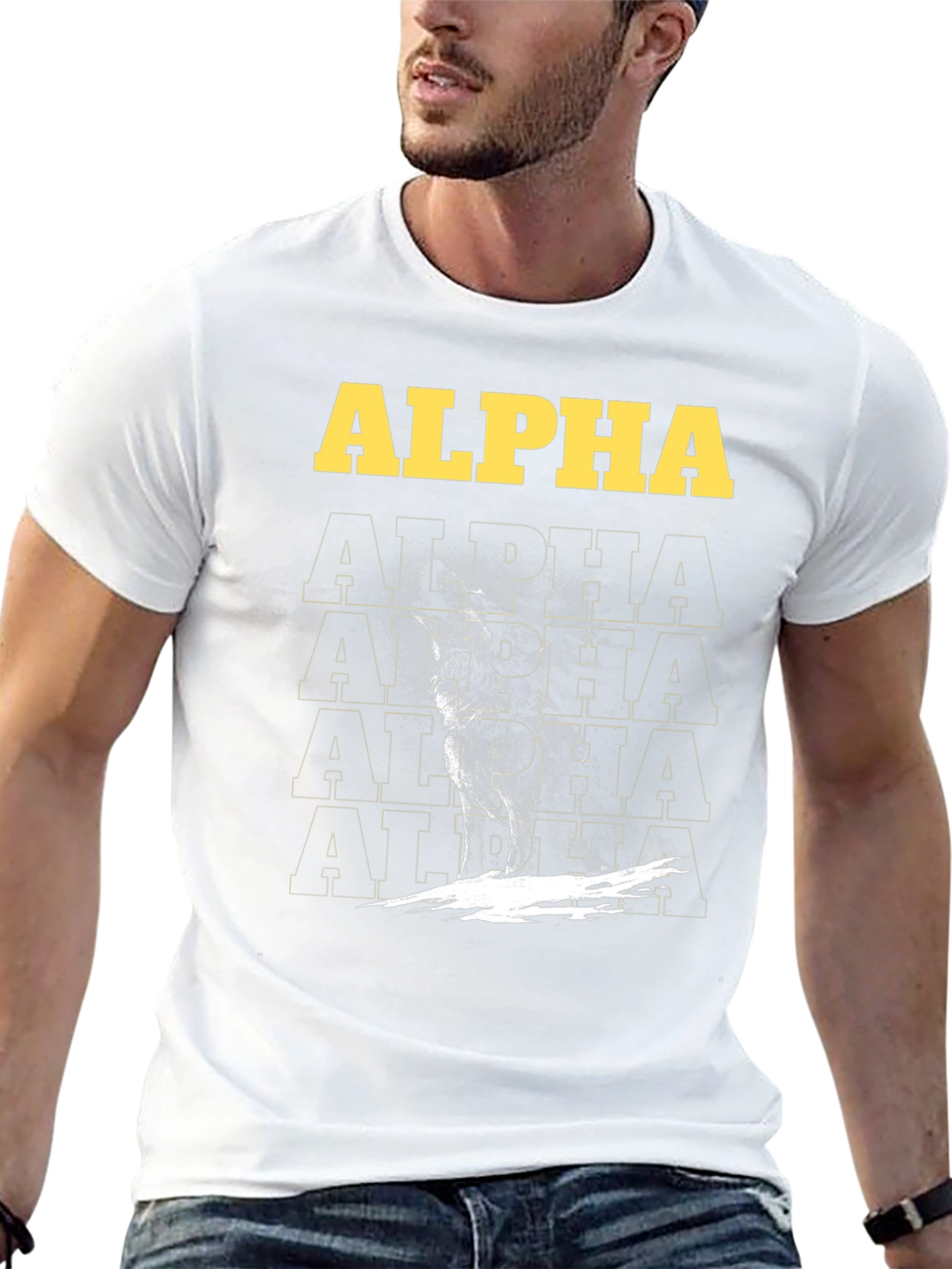 Alpha Wolf Graphic Tee - Bold Statement Shirt