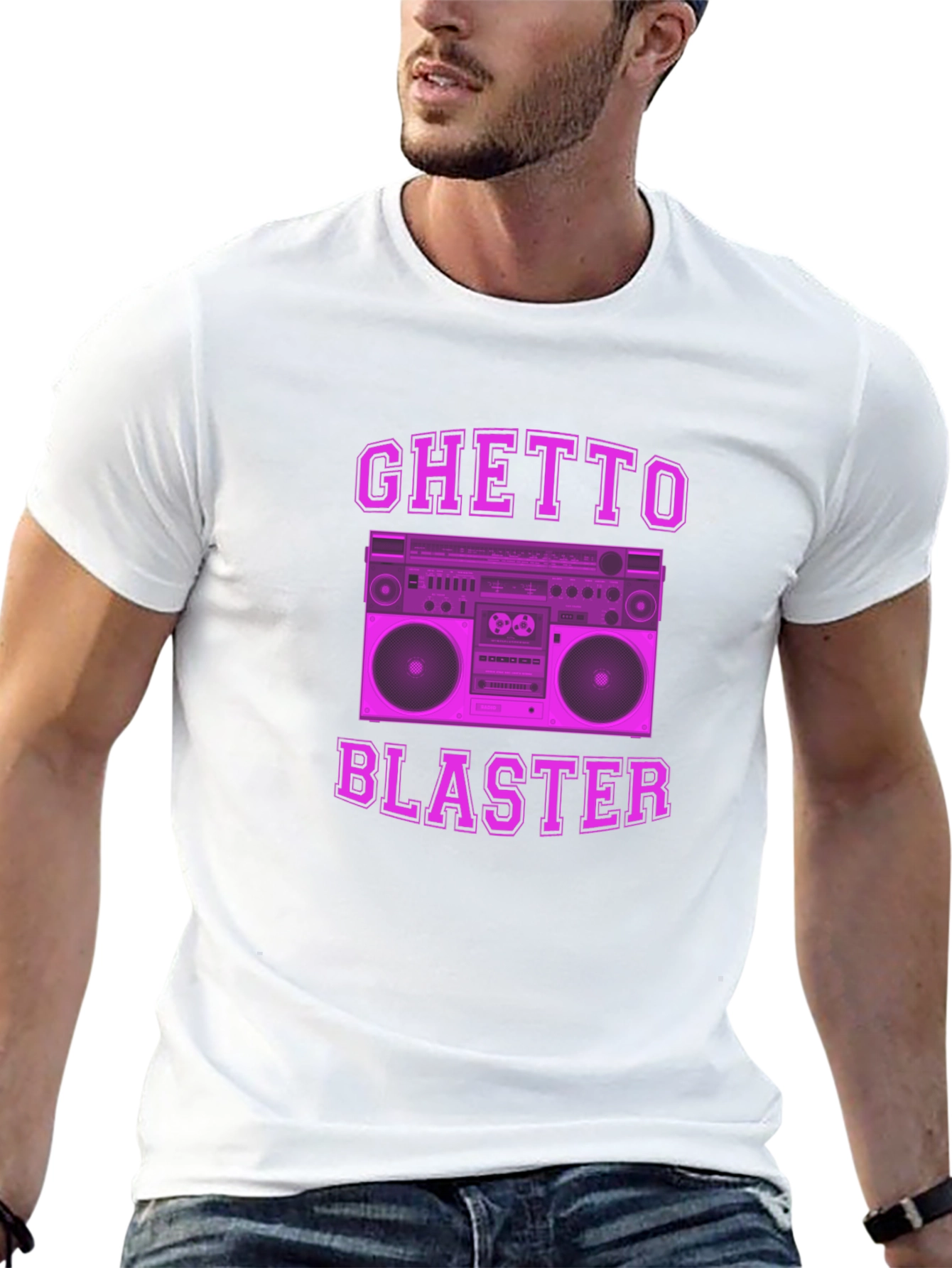 Ghetto Blaster Graphic T-Shirt