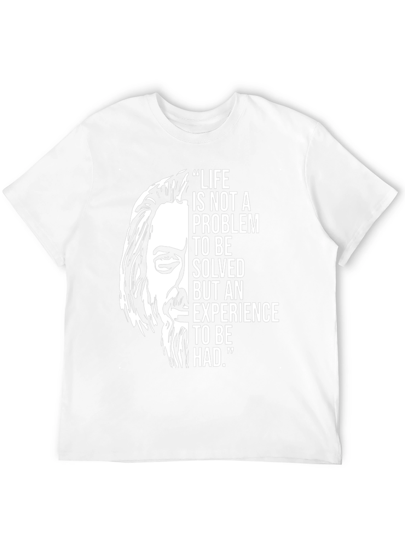 Philosophical Tee: Life is an Experience