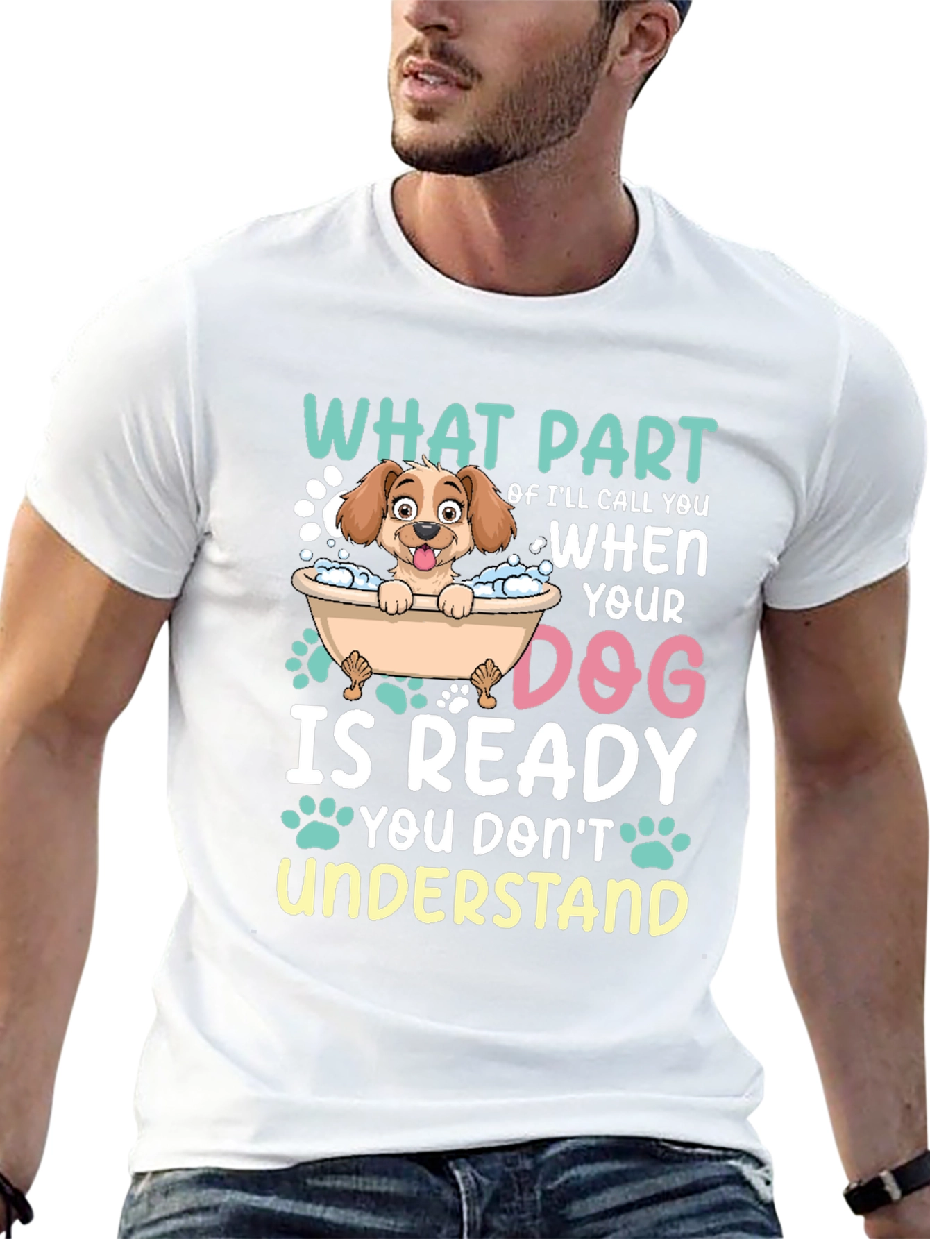 Funny Dog Ready T-Shirt