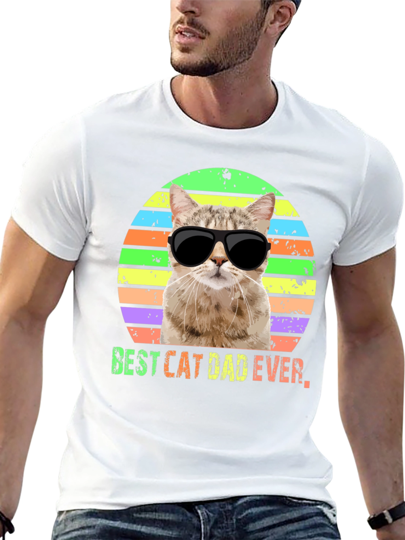 Best Cat Dad Ever T-Shirt